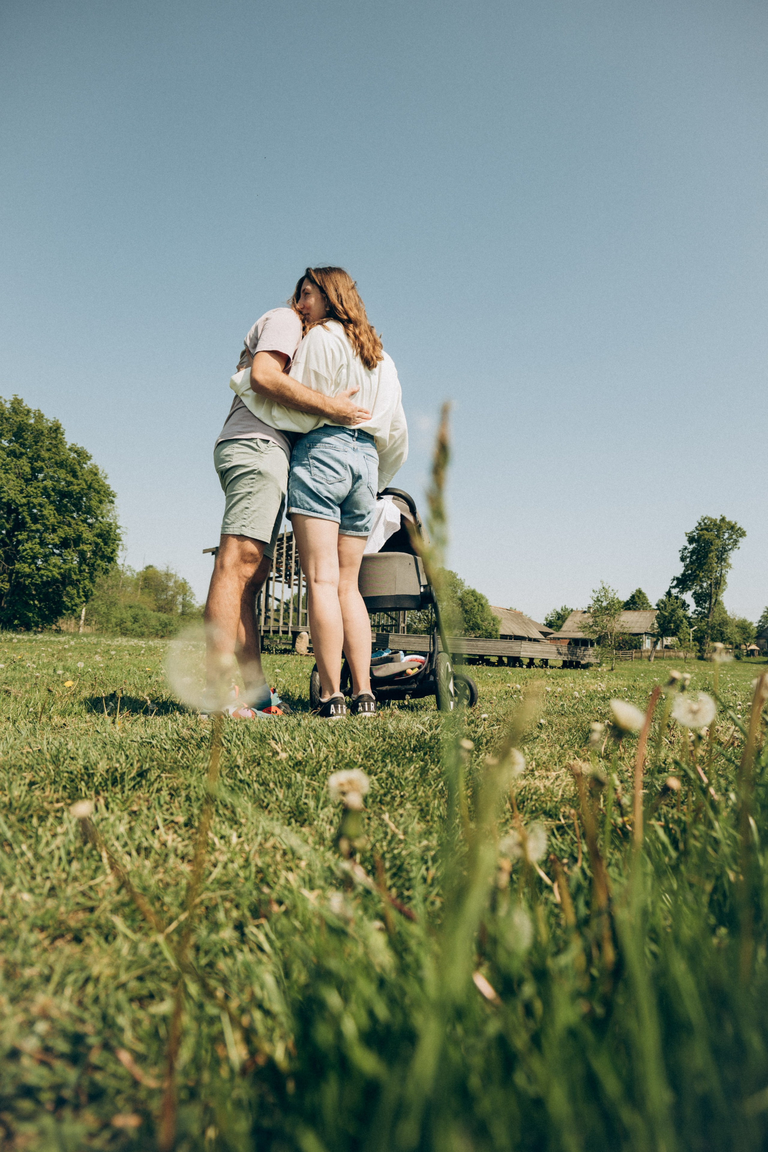 Женя, Аня и Машуня в Лугах