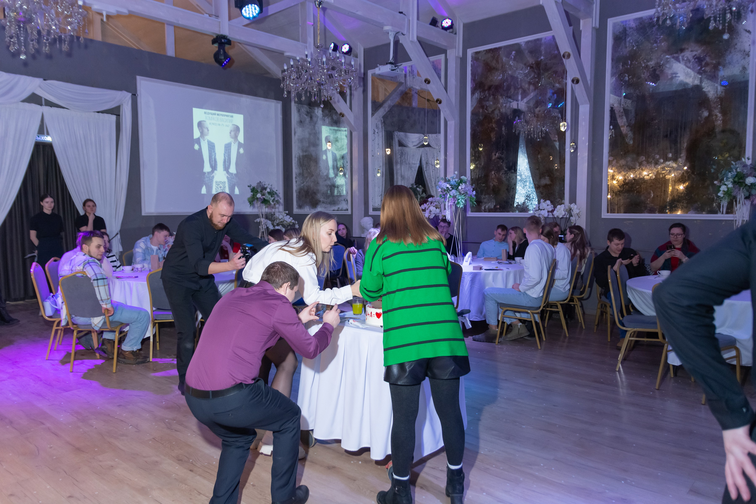 Свадебное чаепитие для молодоженов