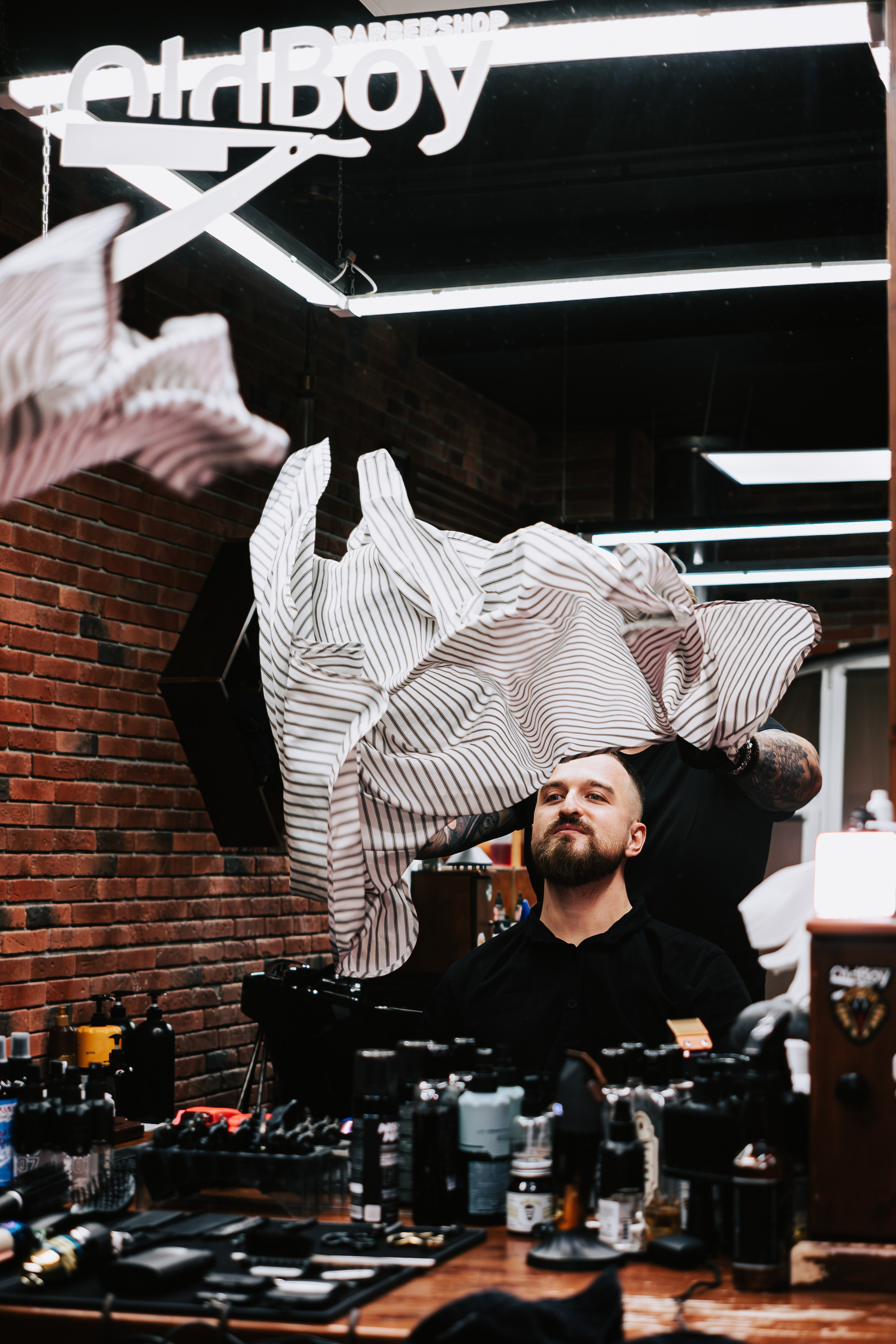 Контент-съемка барбершоп OLDBOY. Коммерческий и Портретный Фотограф Симферополь Крым Максим Махо
