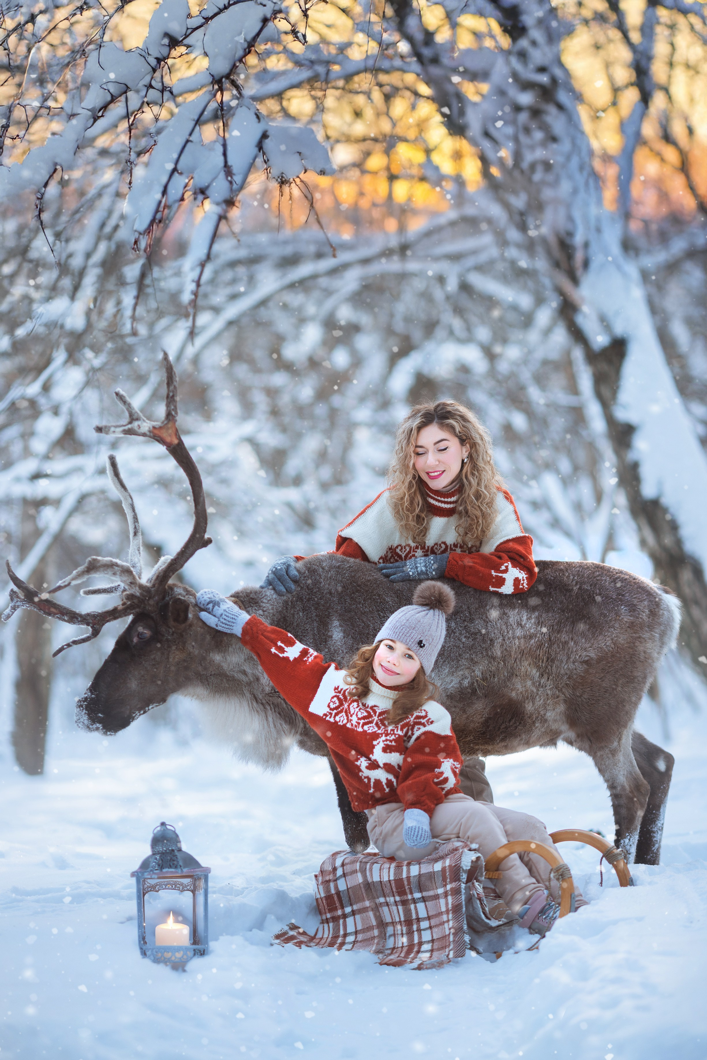 Фотосессия с оленями. Фотограф Лия Милк | Москва, Подмосковье