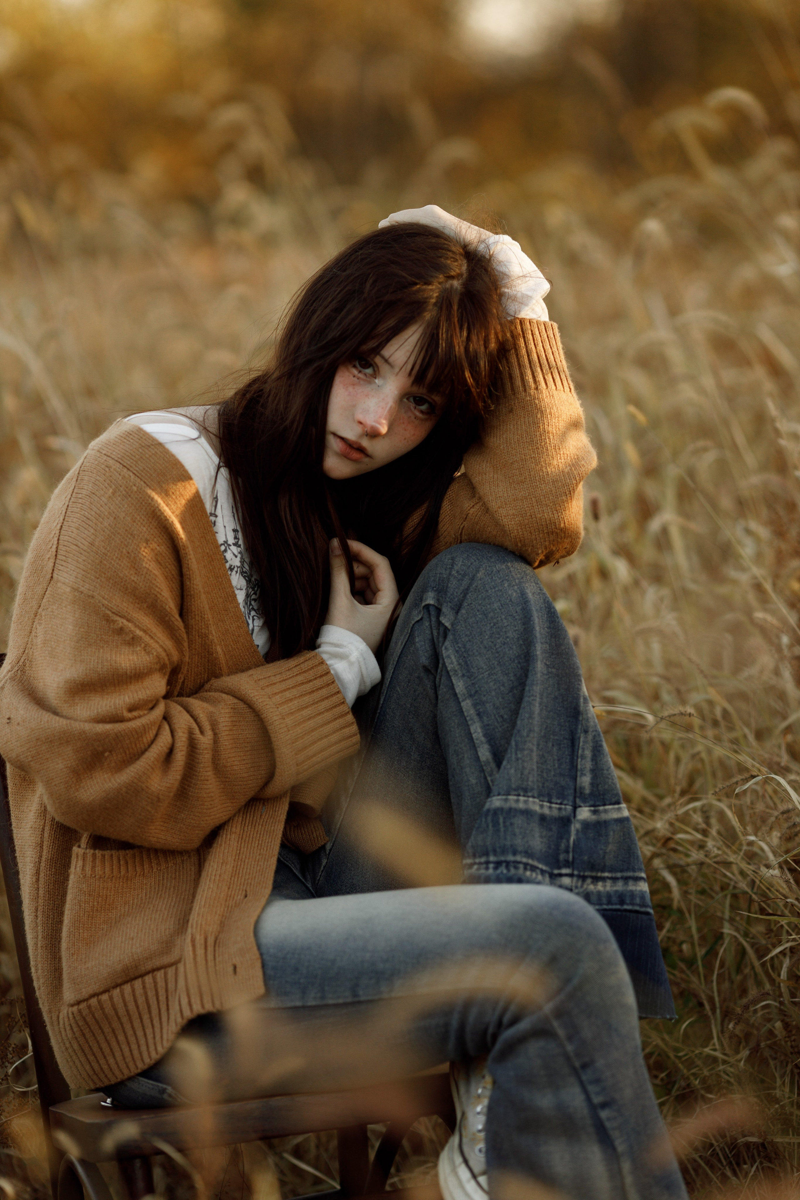 Осень 11 класс (съемка в поле). Photoalbum-vl.ru