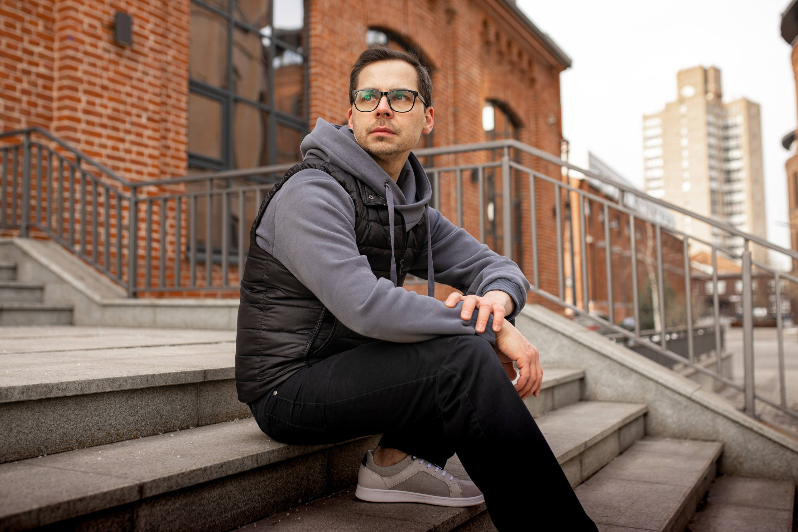 Мужской портрет. Коворкинг и стрит. Фотограф Москва