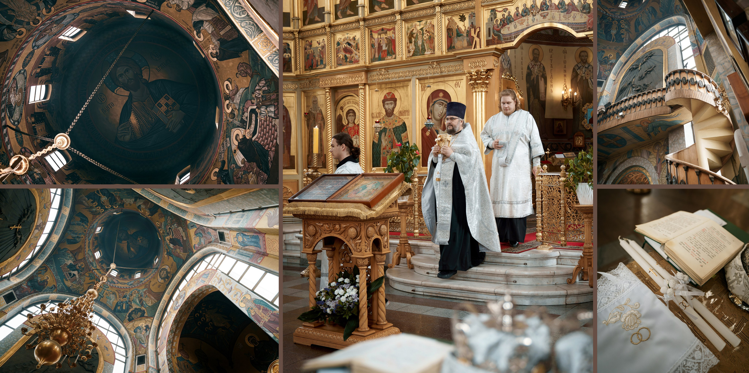 Храм Святого Великомученика Георгия Победоносца на Поклонной Горе, венчание 