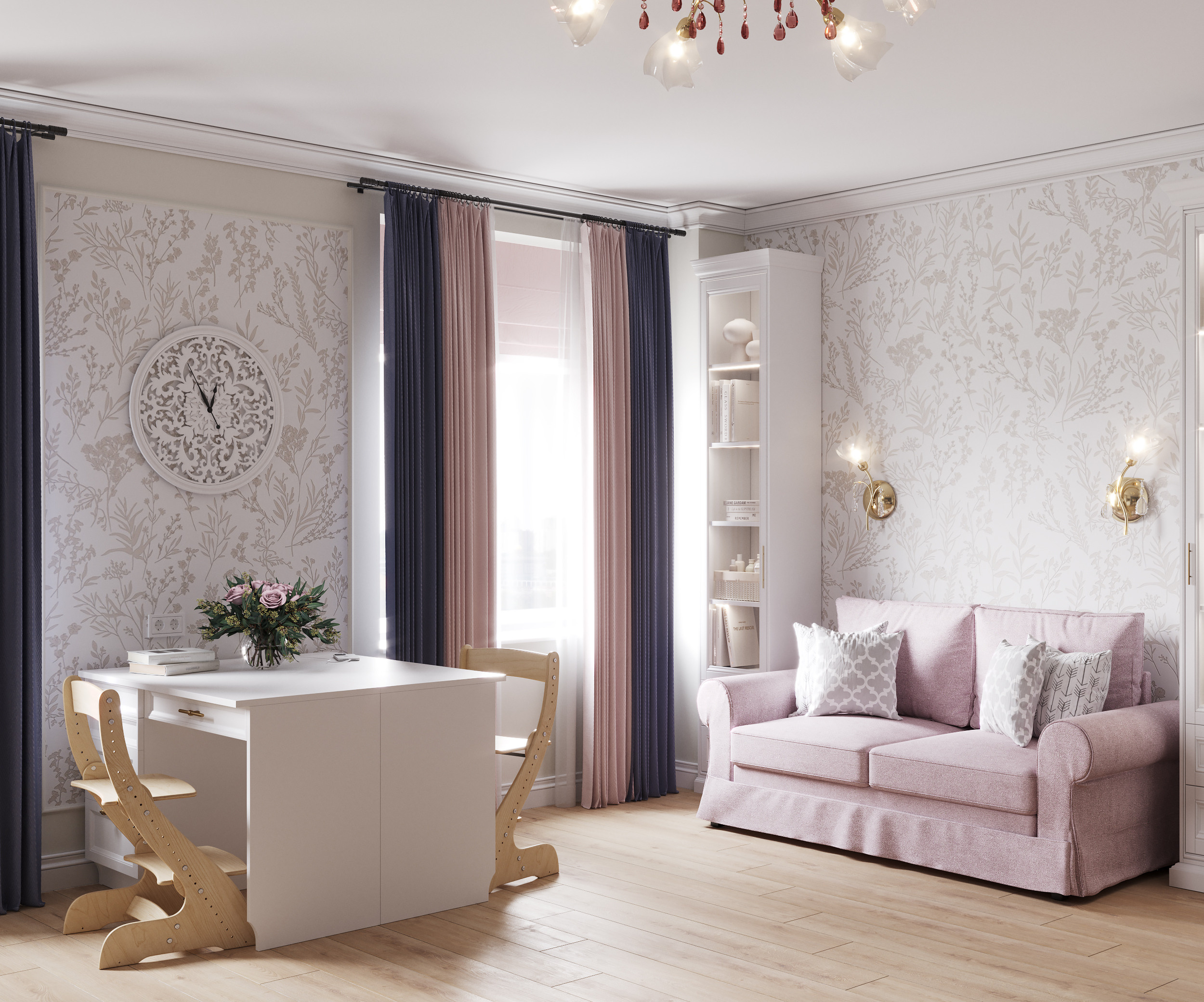 Children room Avangardnaya. Дизайн интерьера | 3D визуализация | Миланская Марина