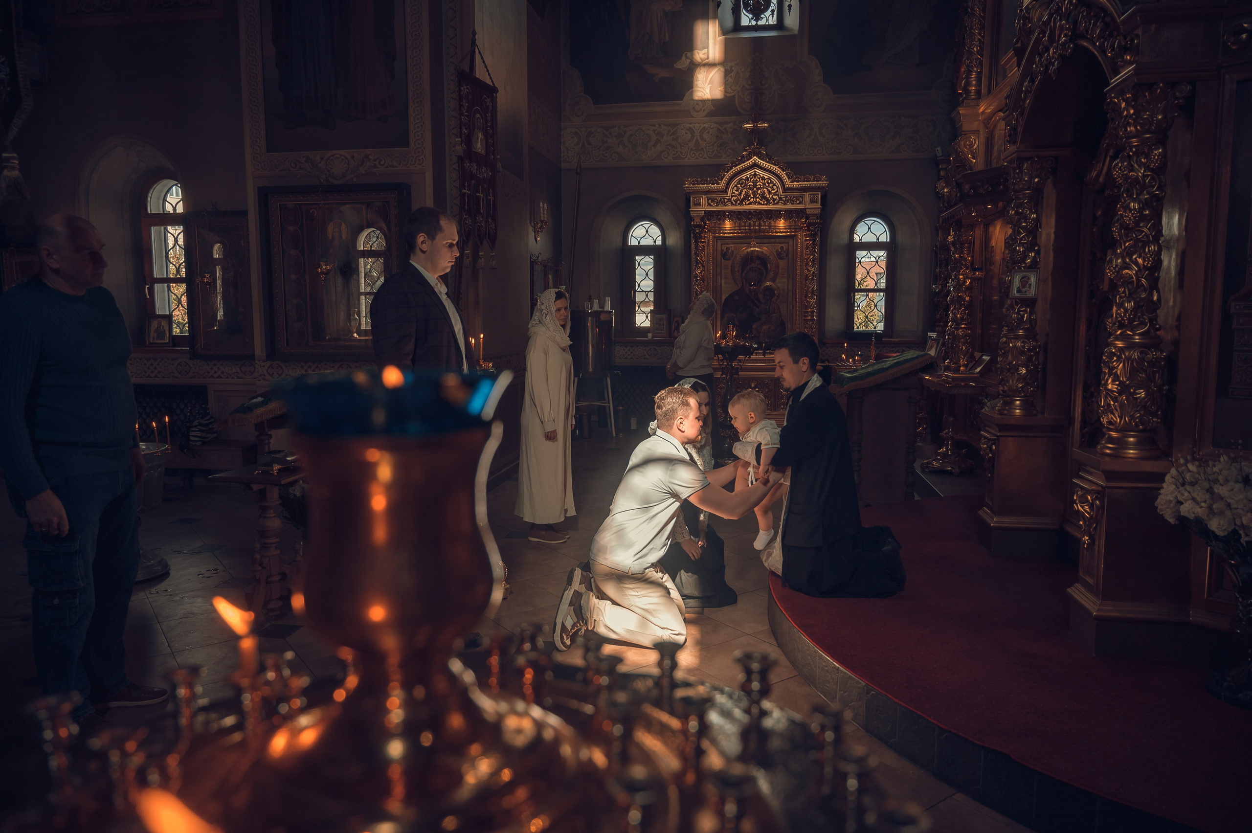 Уара крещение Лазоря Ярослава. Фотограф Алёна Мил