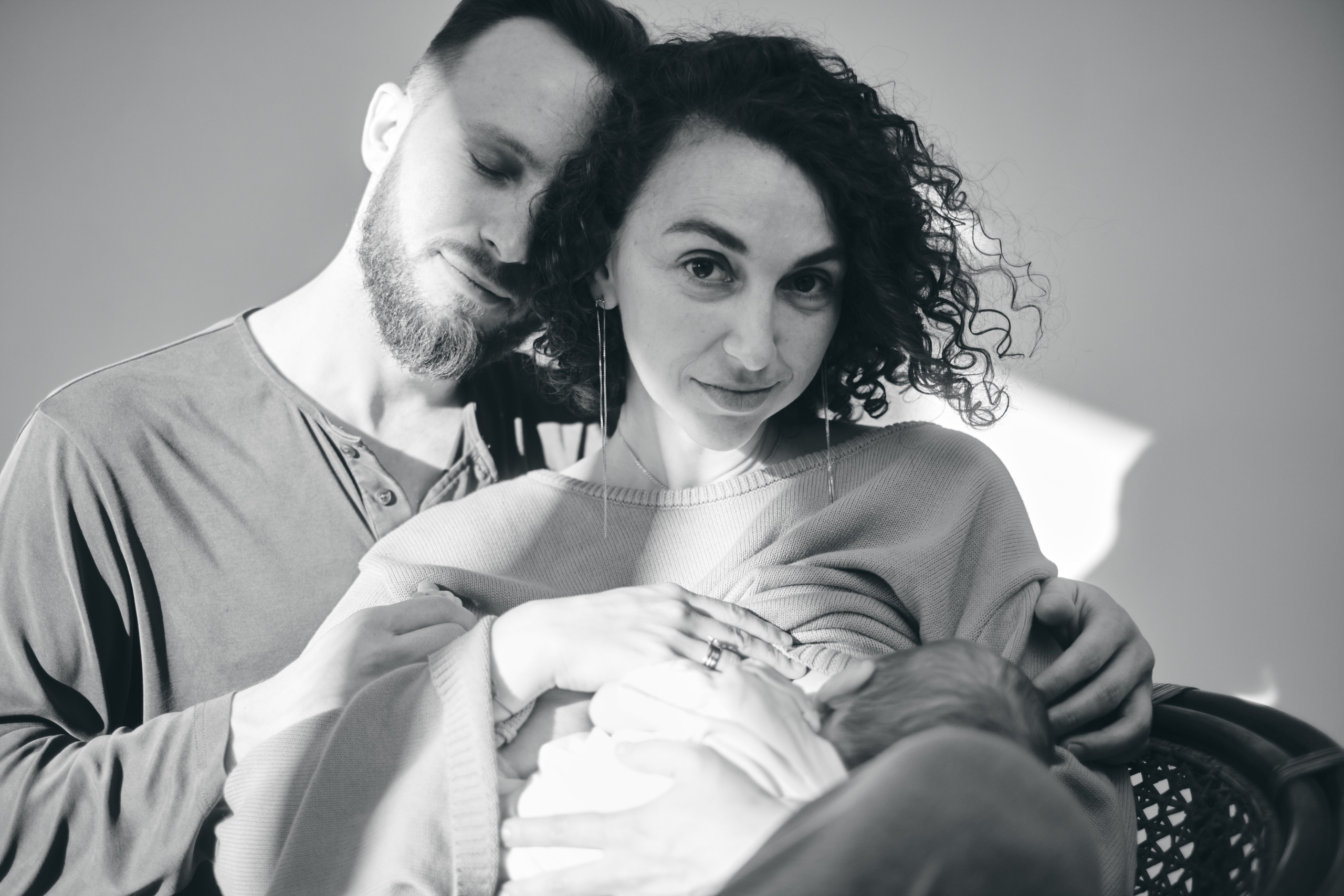 Ньюборн фотосессия друзей, в моей студии, в Подмосковье