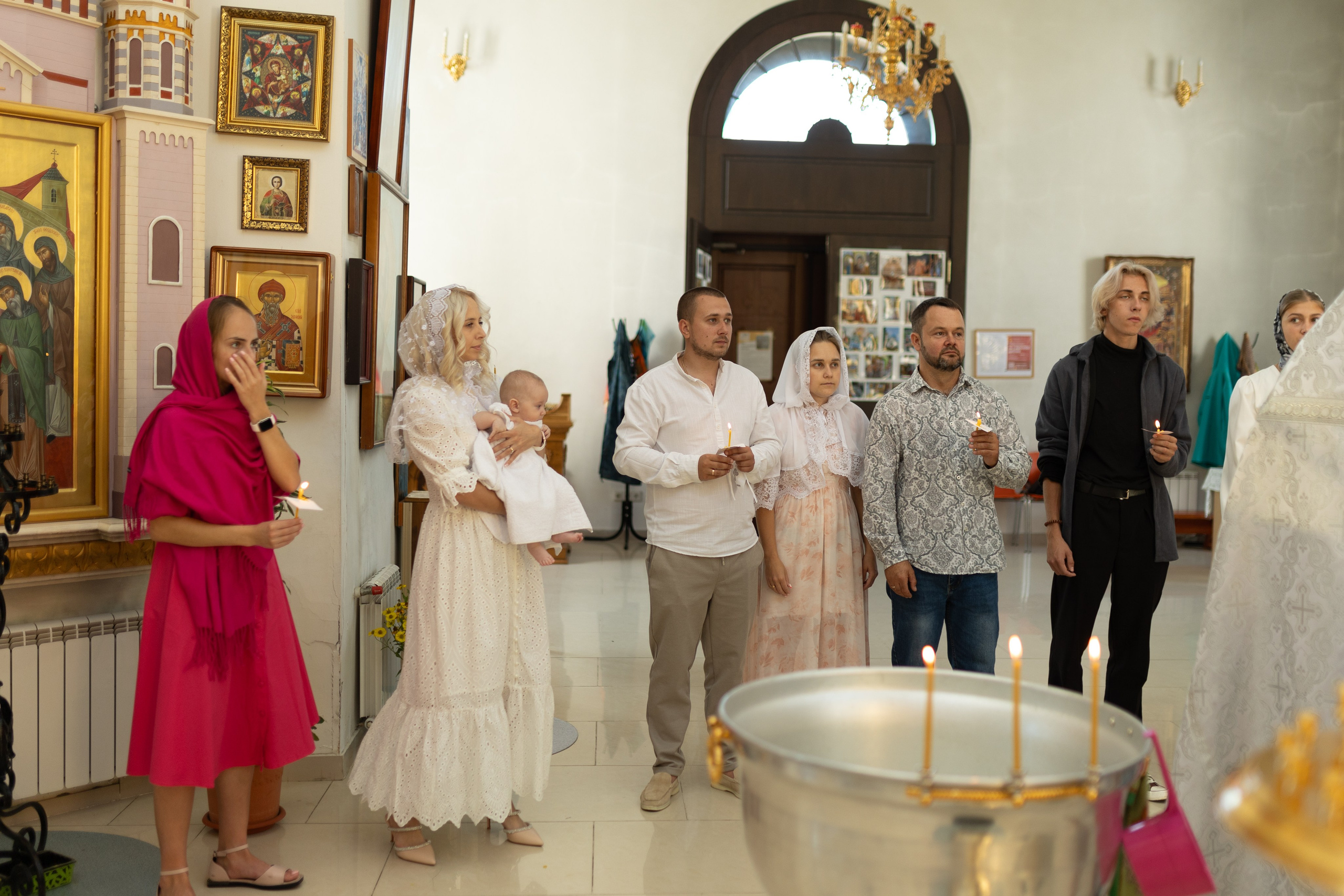 Крещение Артёма (все фото с таинсвта крещения). Фотограф новорожденных. Детский и семейный фотограф Марьяна Юдина