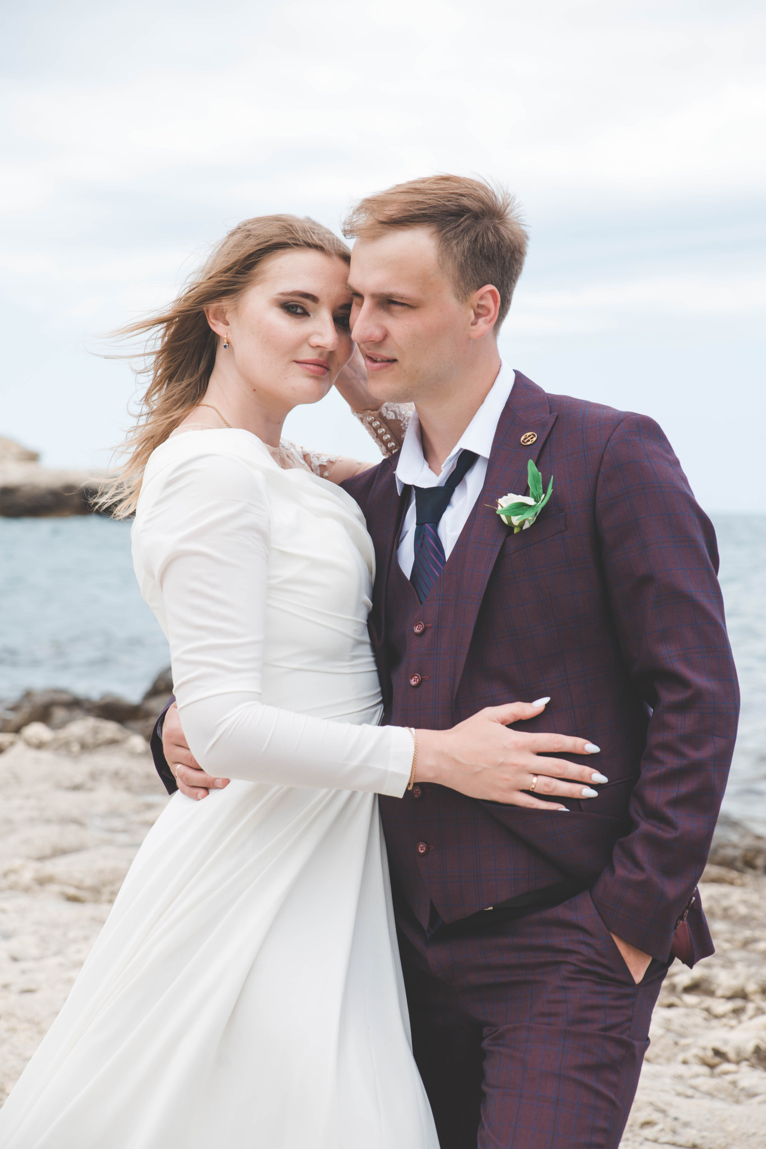 Ксения & Иван. Свадебная съемка в Санторини и Херсонесе. Свадебный и контент фотограф в Севастополе и Крыму Марина Данилова