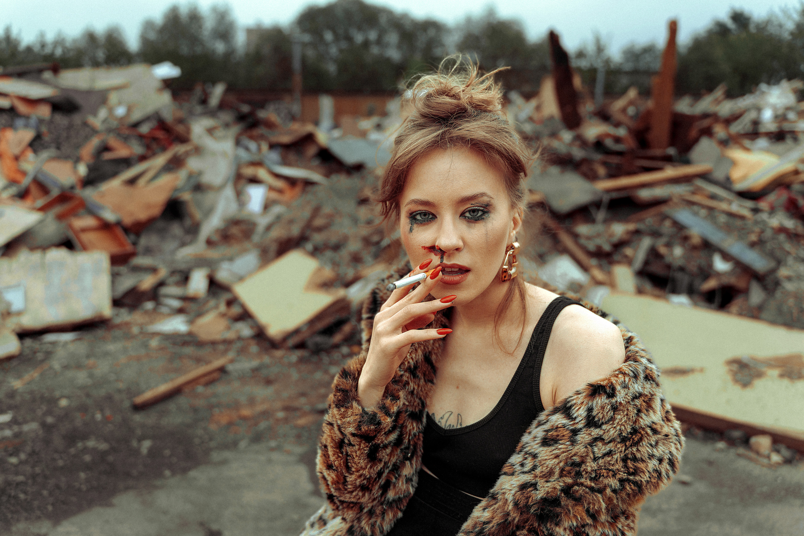 фотосессия фото фотограф фотопрогулка модель москва санкт-петербург лето леопардовый принт природа стрит фешн фешен арт