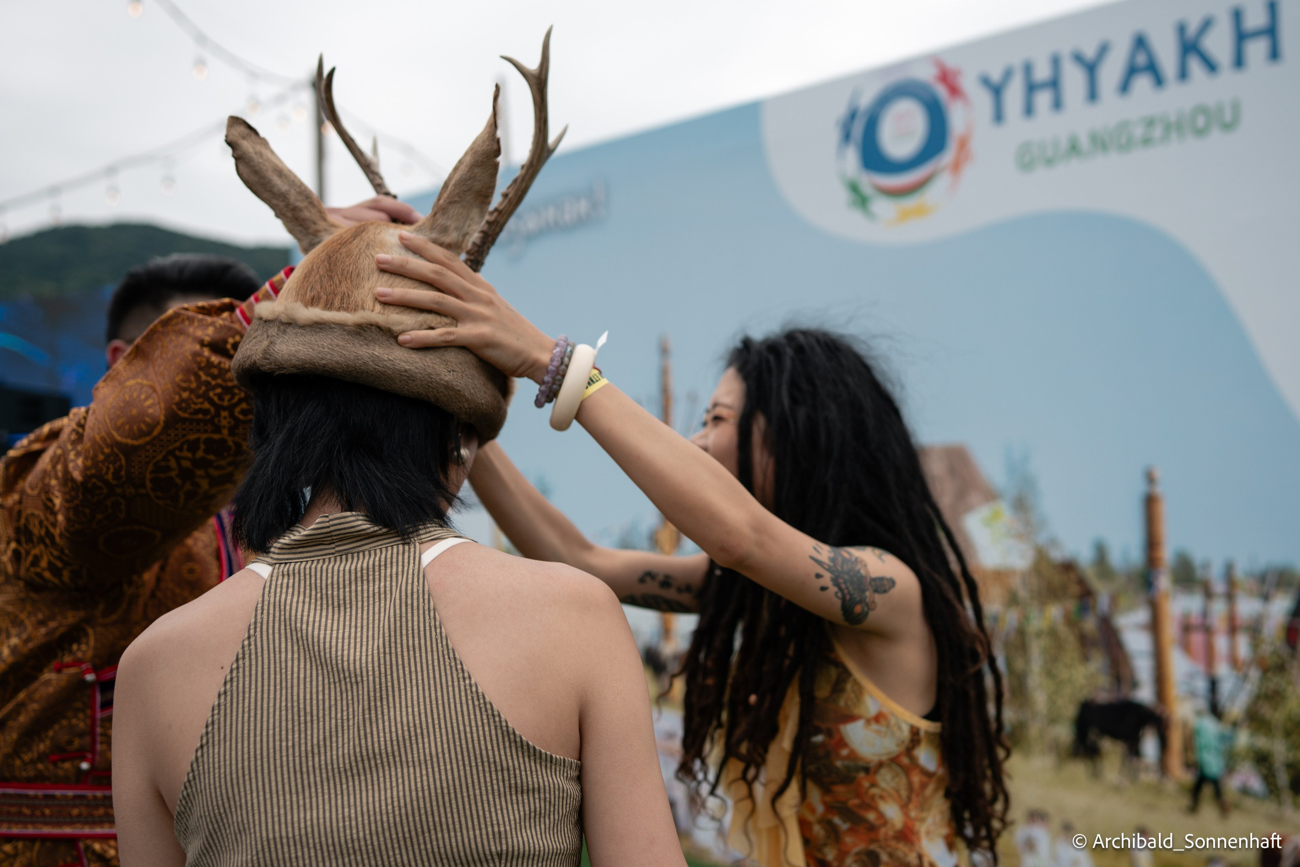Yakuts festival of rebirth of nature after a hard winter. Photographer in Guangzhou, China. Archibald Sonnenhaft