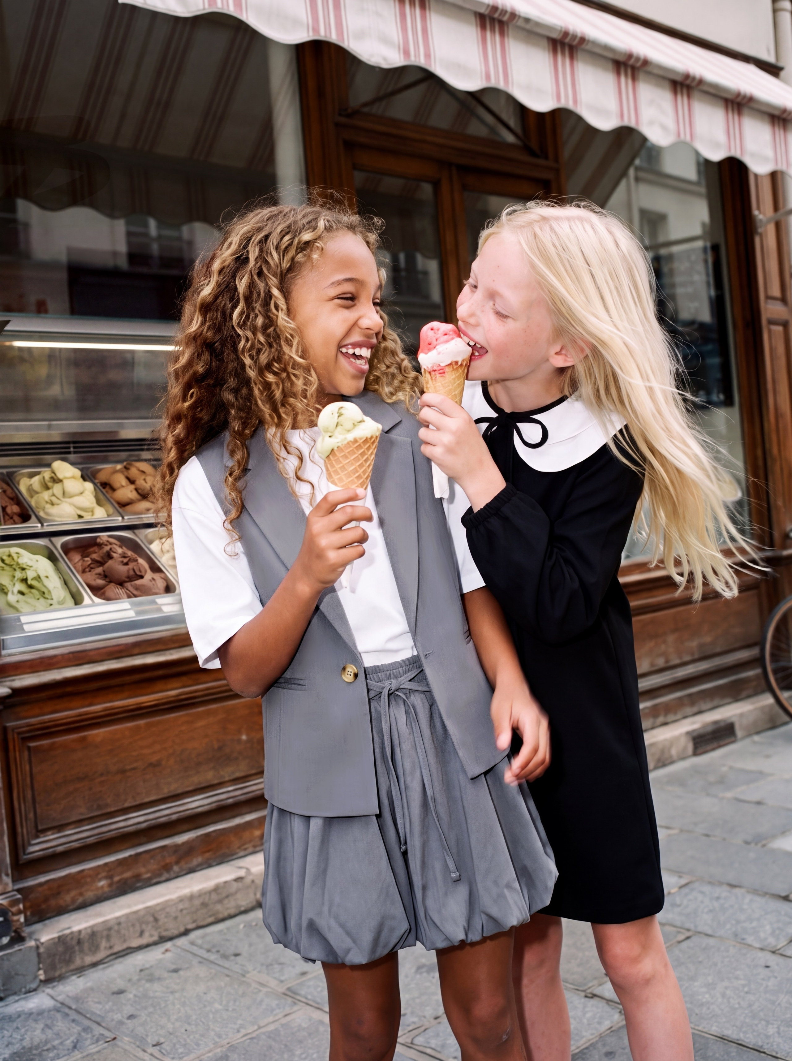 AI campaign for kids wear brand «Mimi Book». Глухова Елизавета — 3Д визуализатор & дизайнер интерьеров