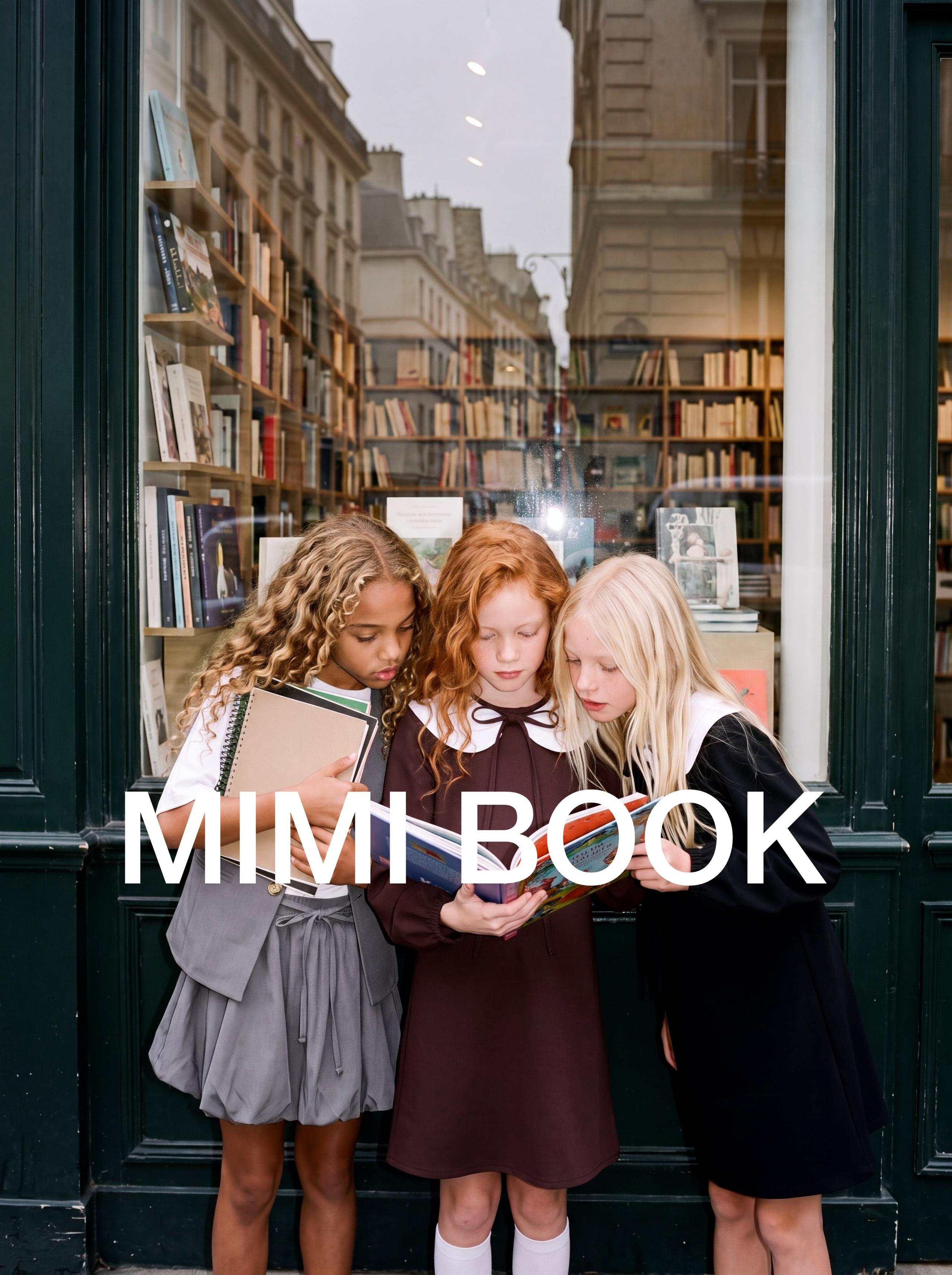 AI campaign for kids wear brand «Mimi Book». Глухова Елизавета — 3Д визуализатор & дизайнер интерьеров
