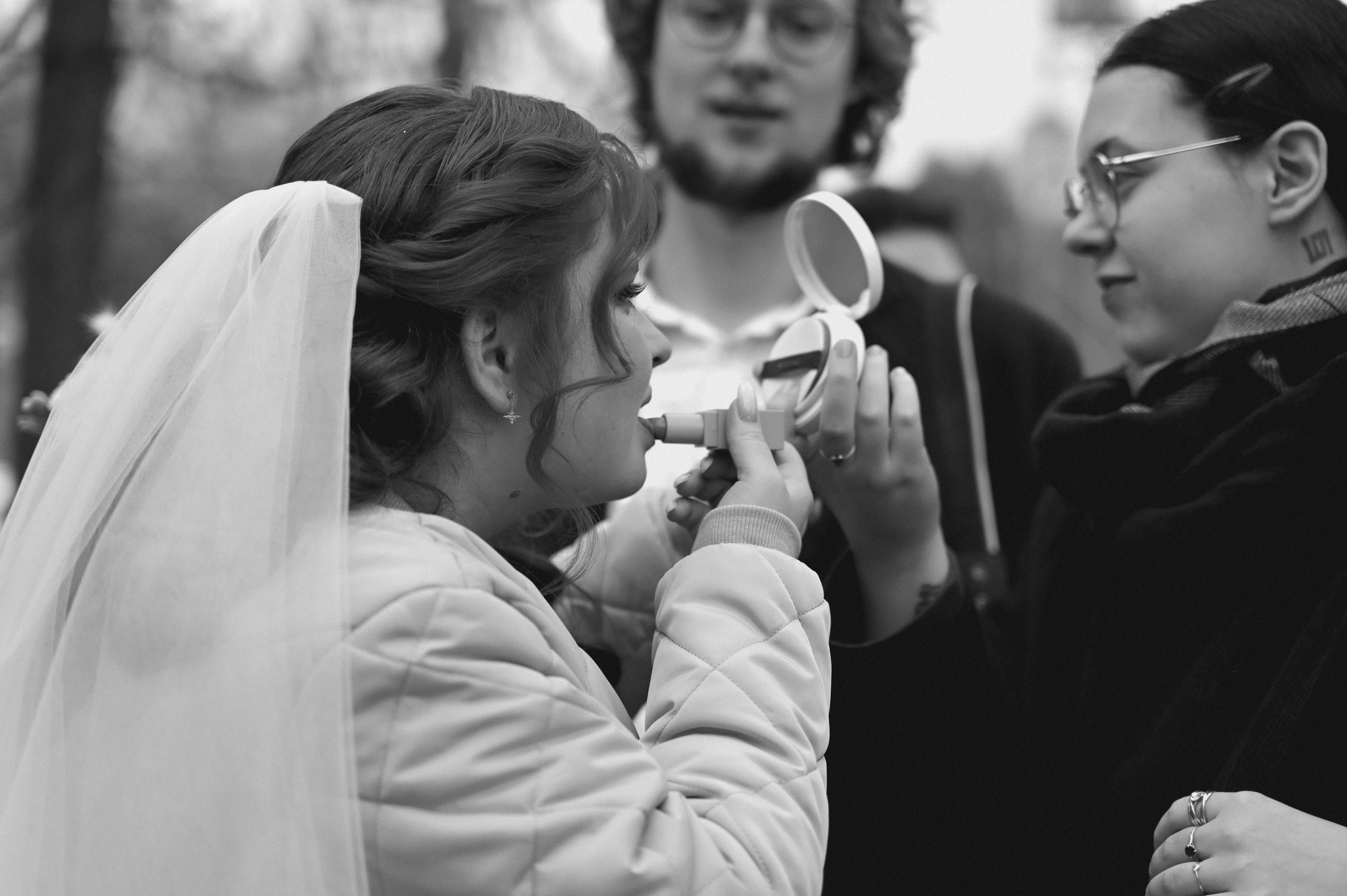 Свадебные зарисовки ЧБ. Фотограф Москва и Московская область Мария Кузьмина