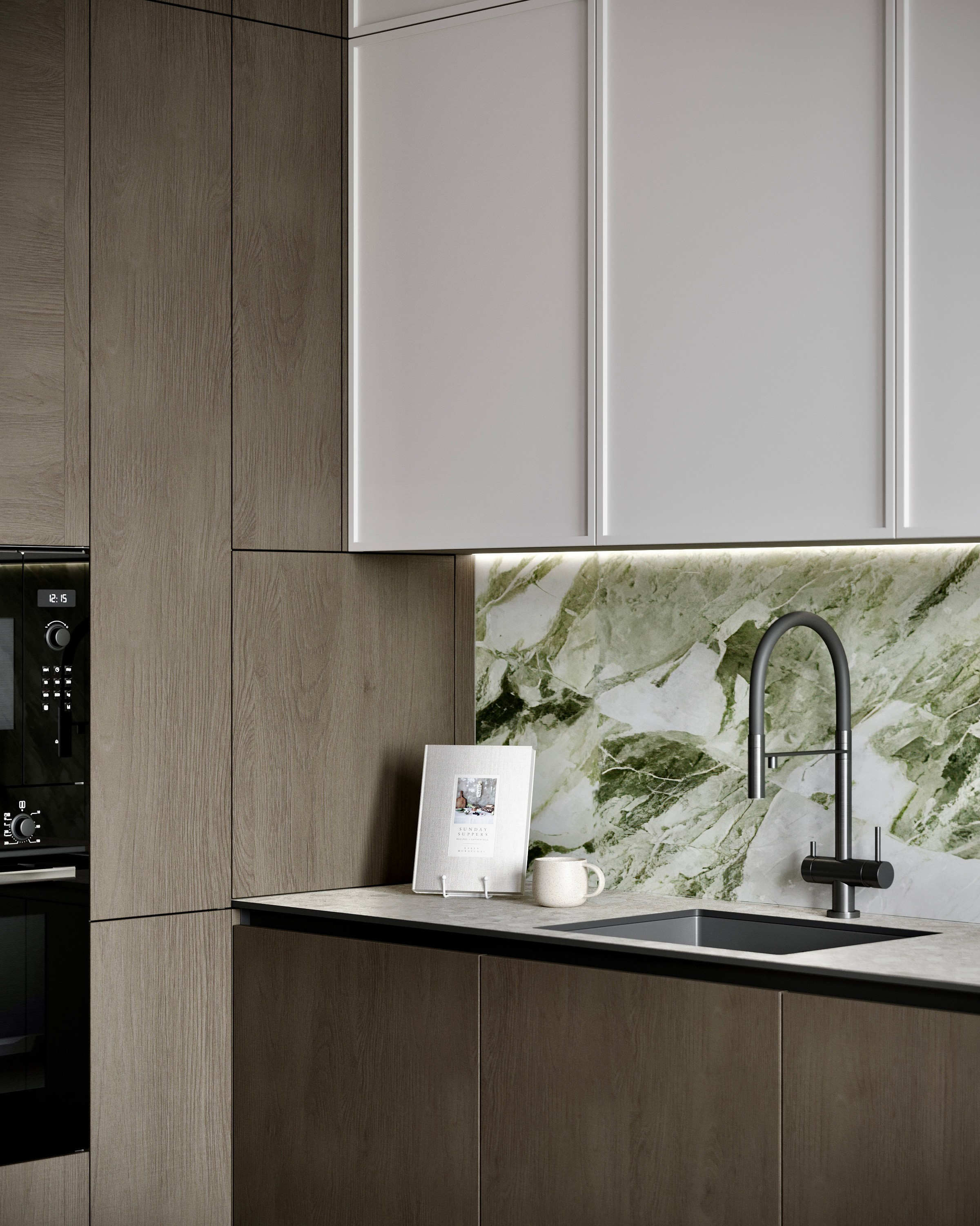 Жк Сидней Сити — кухня. 3D визуализатор интерьеров