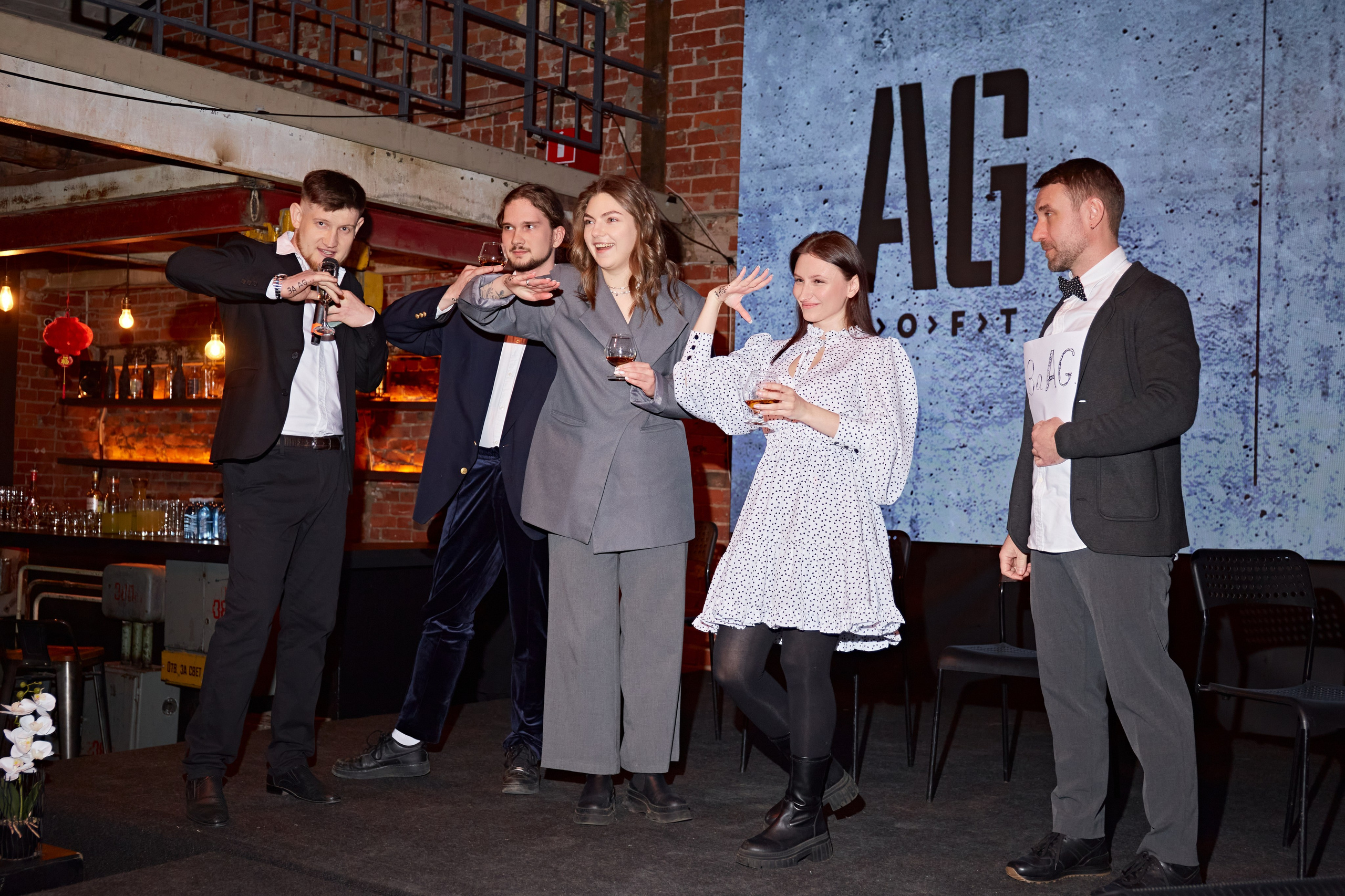 Корпоратив AG Loft & Guz Food catering. Фотограф Андрей Егоров