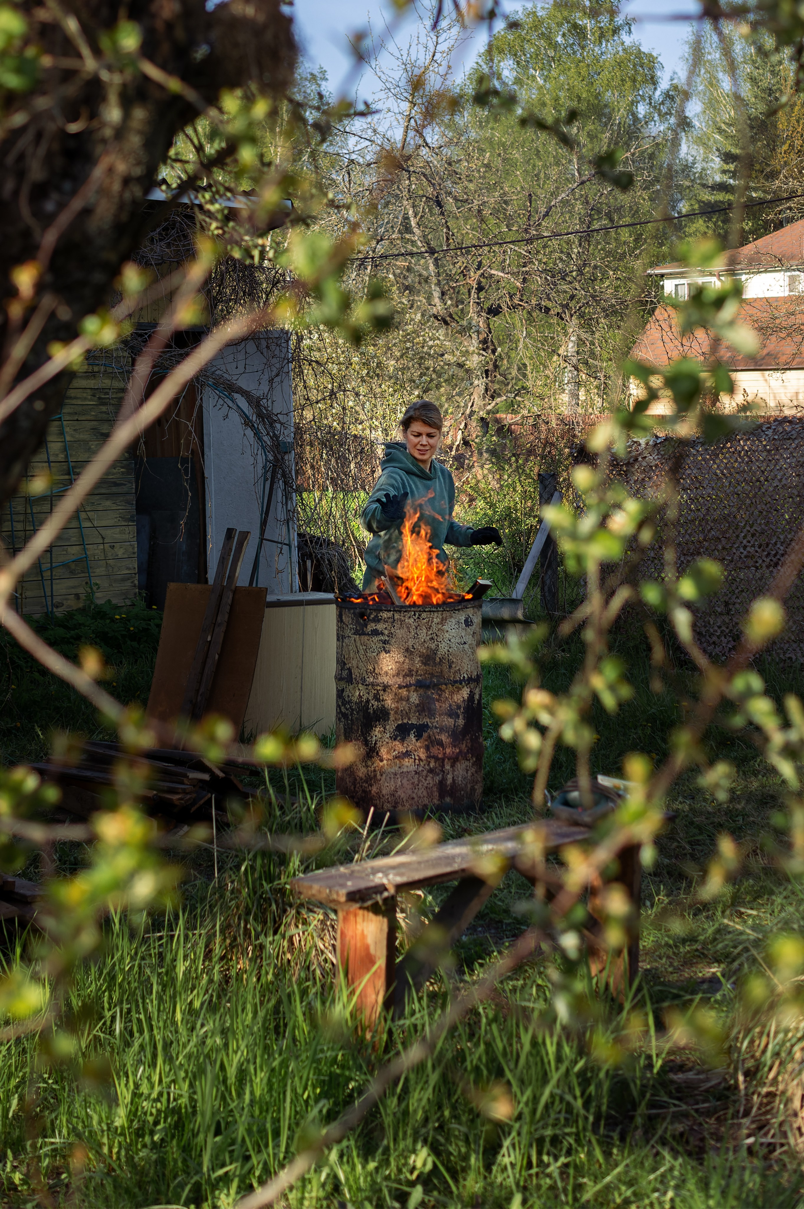 Семейная дачная фотосессия lifestyle