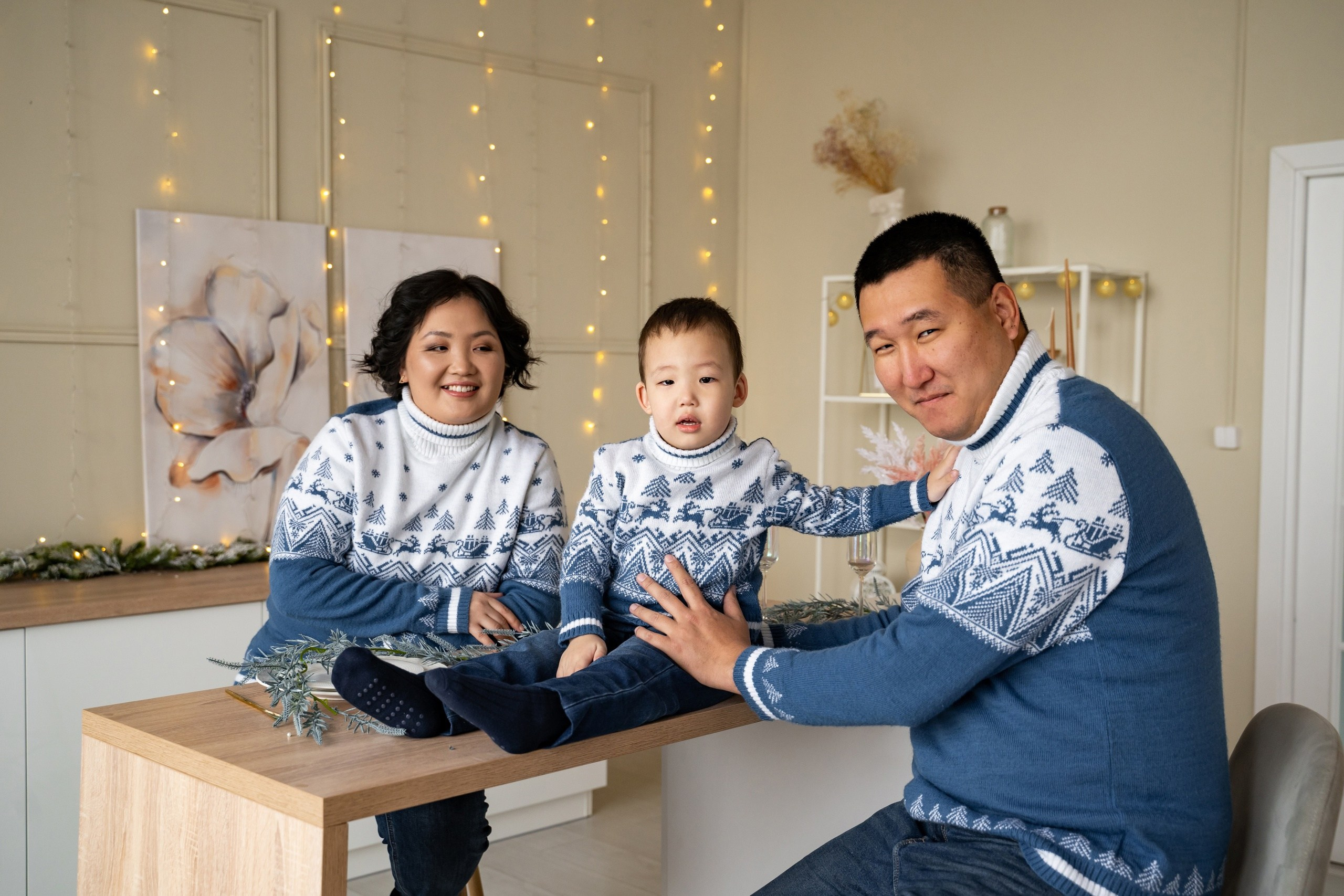 Комплекты Family look. Фотостудия Малина в городе Улан-Удэ. Фотограф Ирина Жарникова