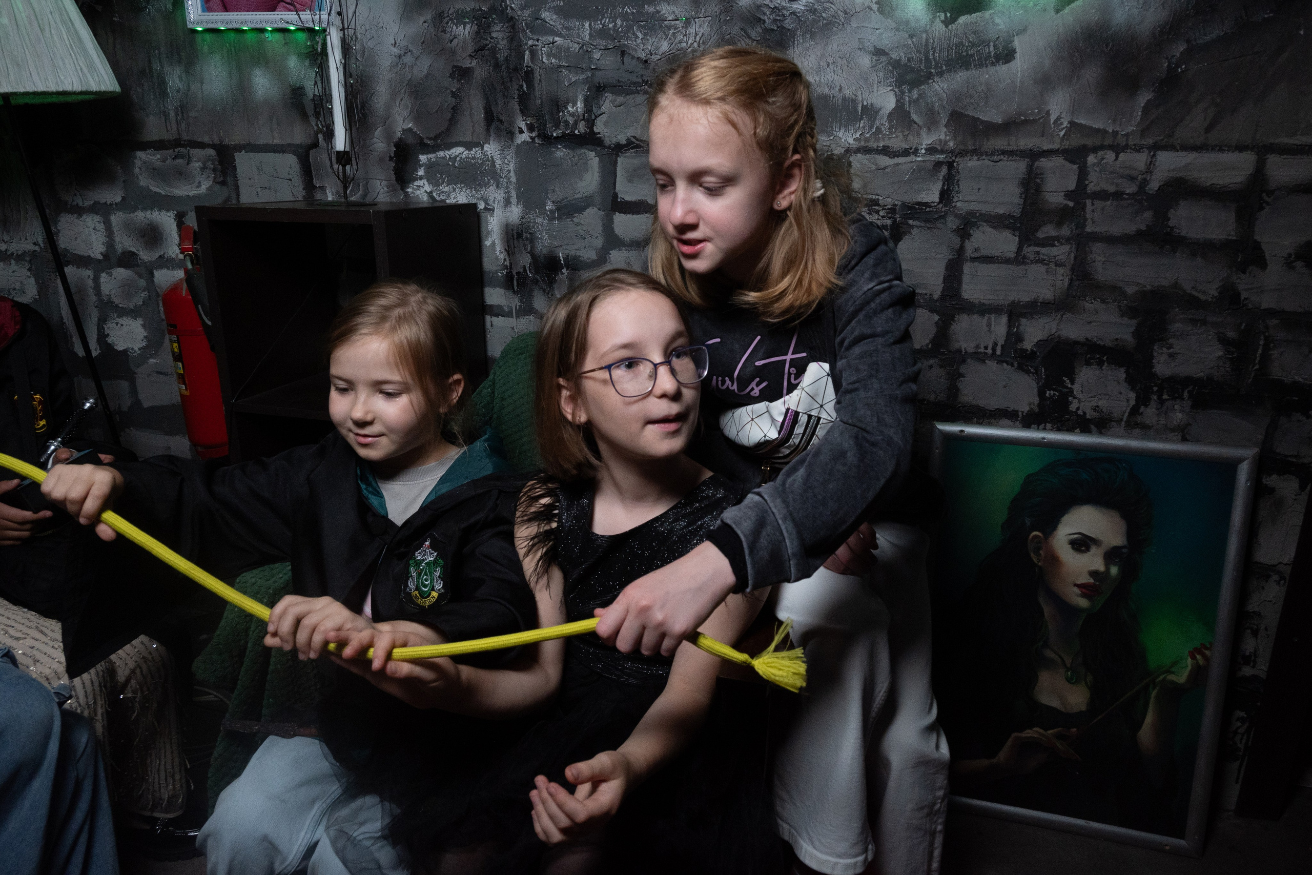 День рождения ребенка в «Подземелье Слизерин». Фотограф мероприятий в Москве