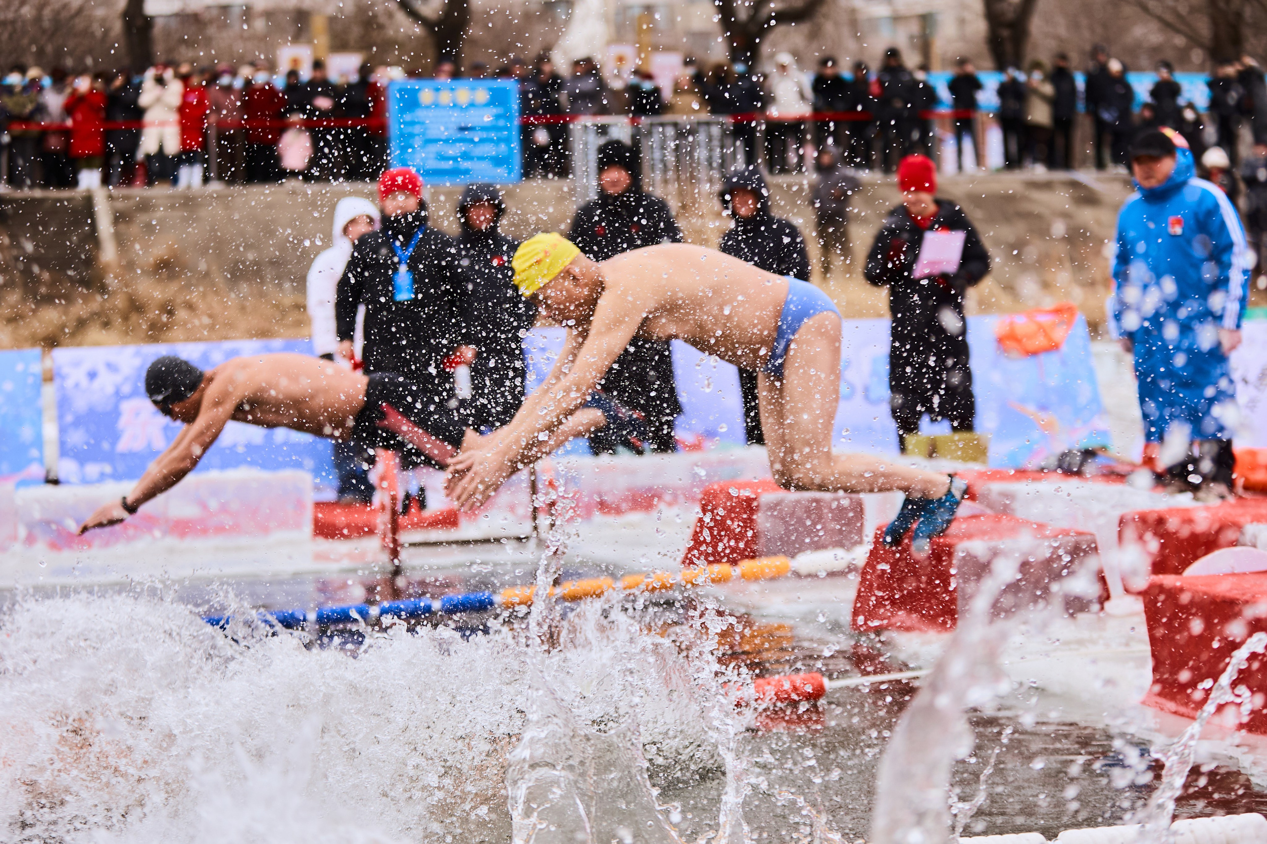Международные соревнования по зимнему плаванью | Китай. Moskovkophoto.com | Качественный контент для вашего бизнеса
