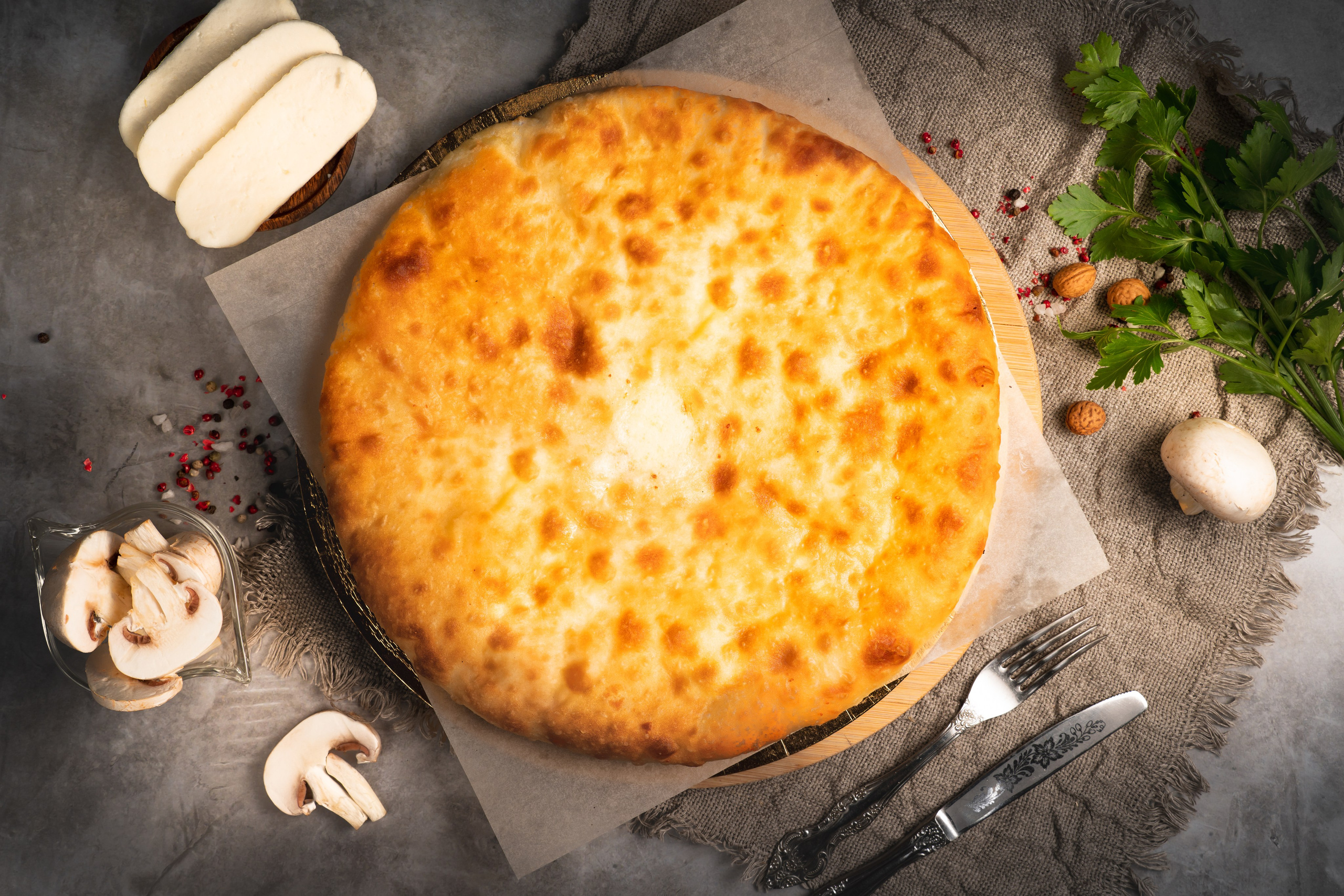 Осетинские пироги. Предметный и фуд-фотограф в Москве Анна Царенко