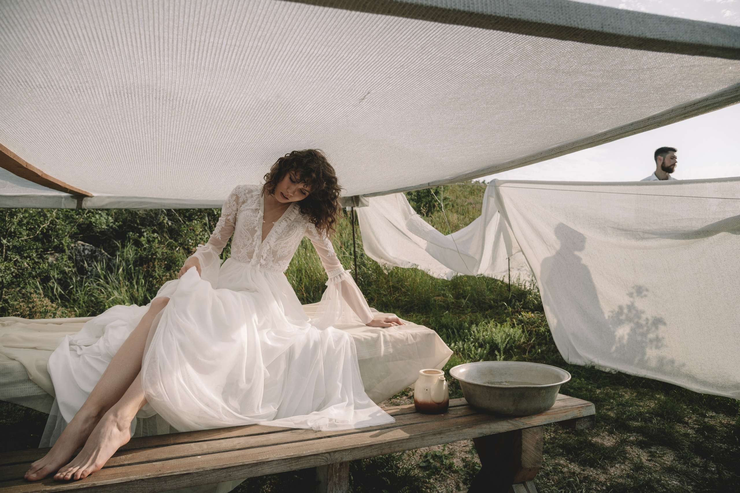 Свадебная фотосессия в Щелкино ,Бухта Космонавтов. Выездная церемония на берегу моря Крым. Свадебный и семейный фотограф и видеограф, Крым, Москва, Санкт -Петербург