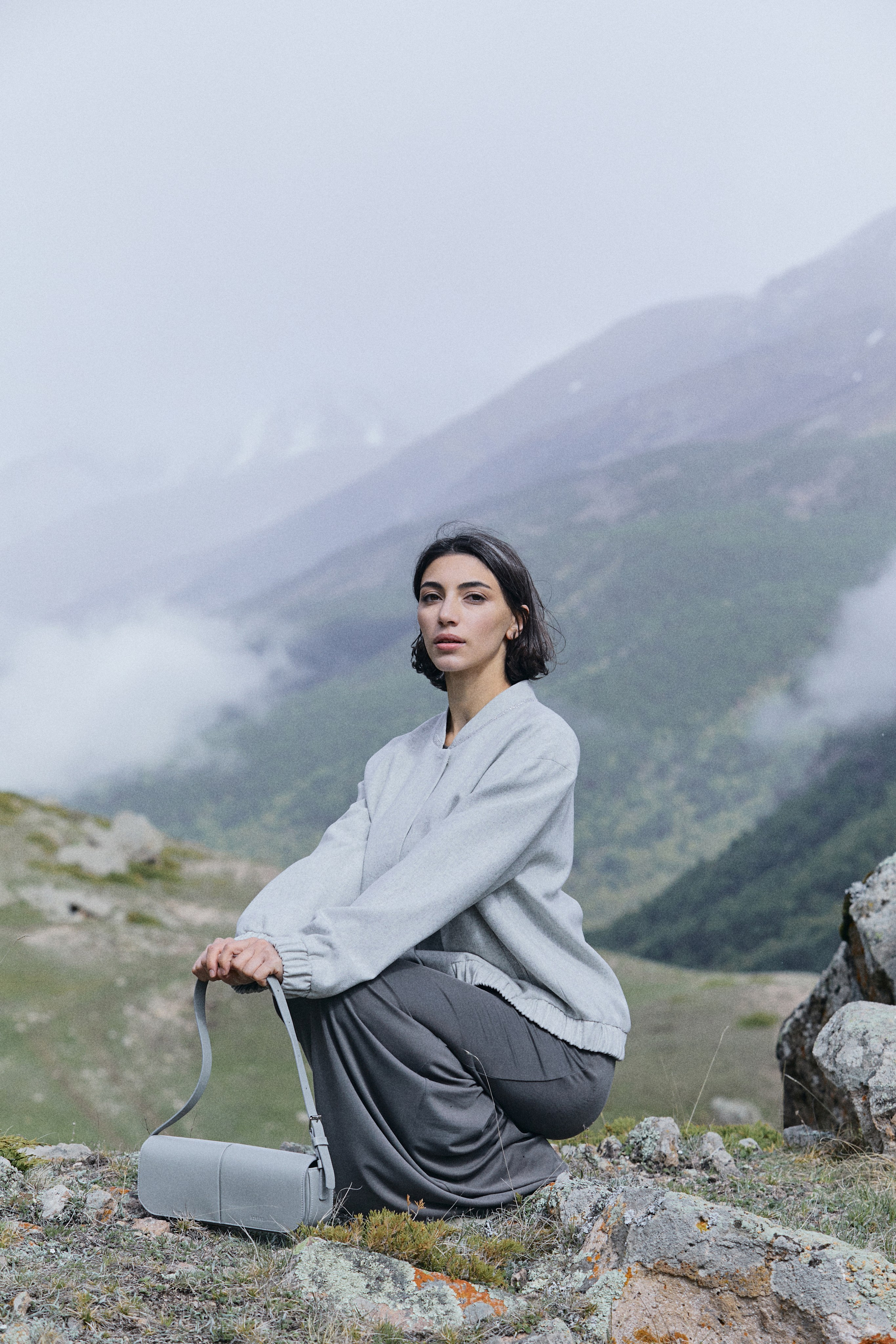 Имиджевая съемка для бренда в горах. Фотограф Продюсер в горах КБР / Москва  Нальчик Горы