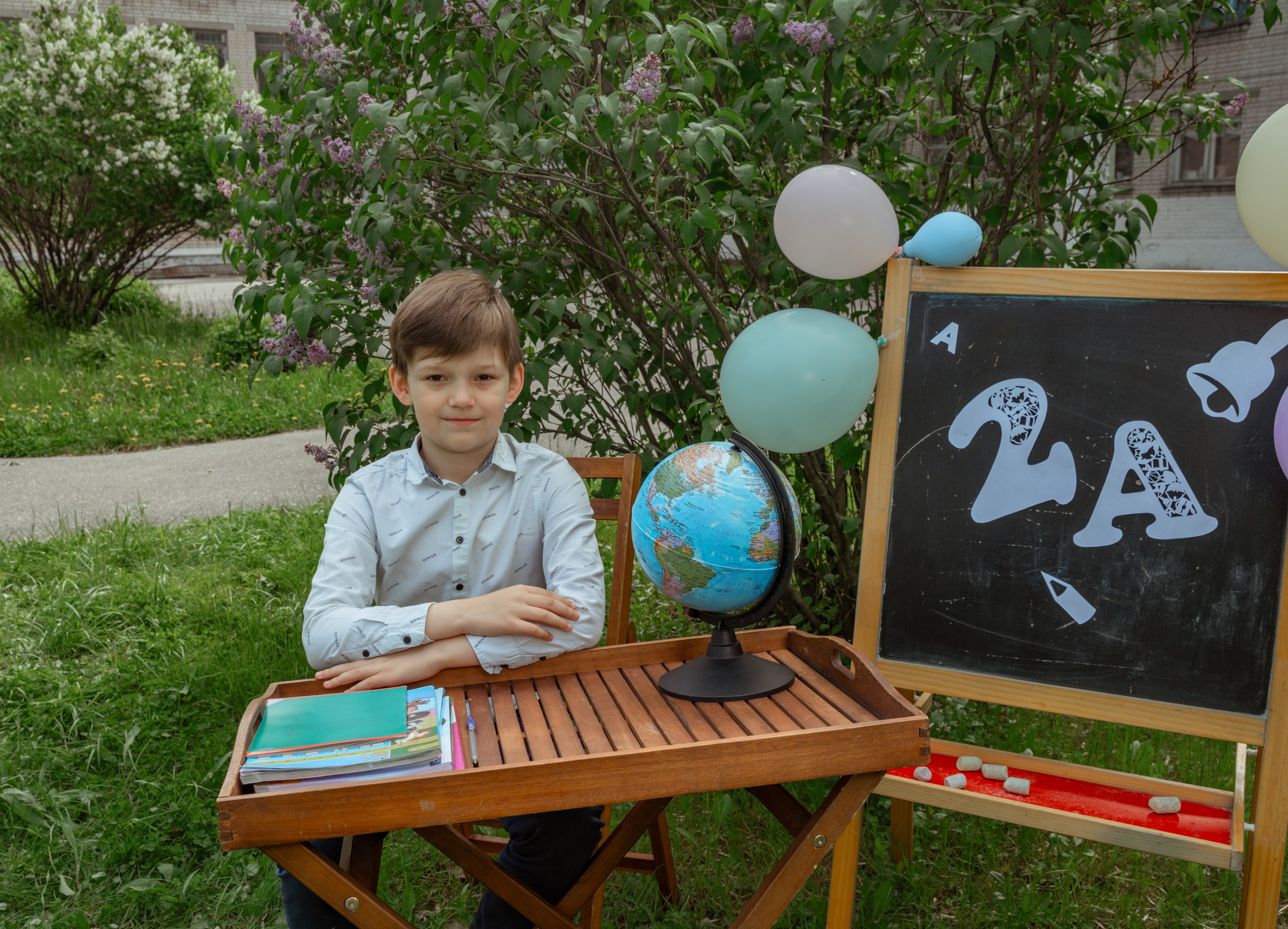 Школьная фотозона. Семейный и детский фотограф в Нижнем Новгороде