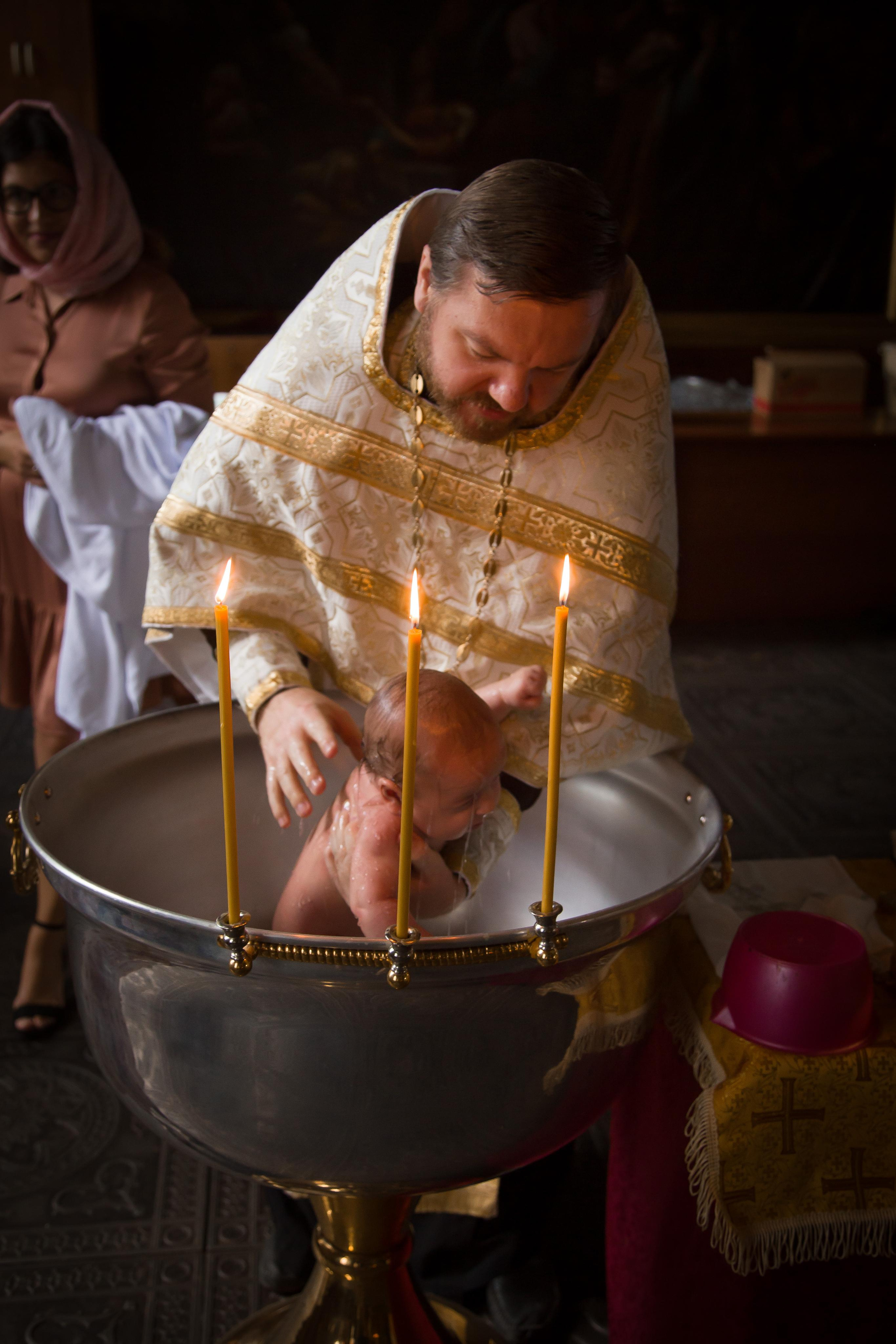 Крещение Артема. Семейный и женский фотограф в Москве Евгения Малина