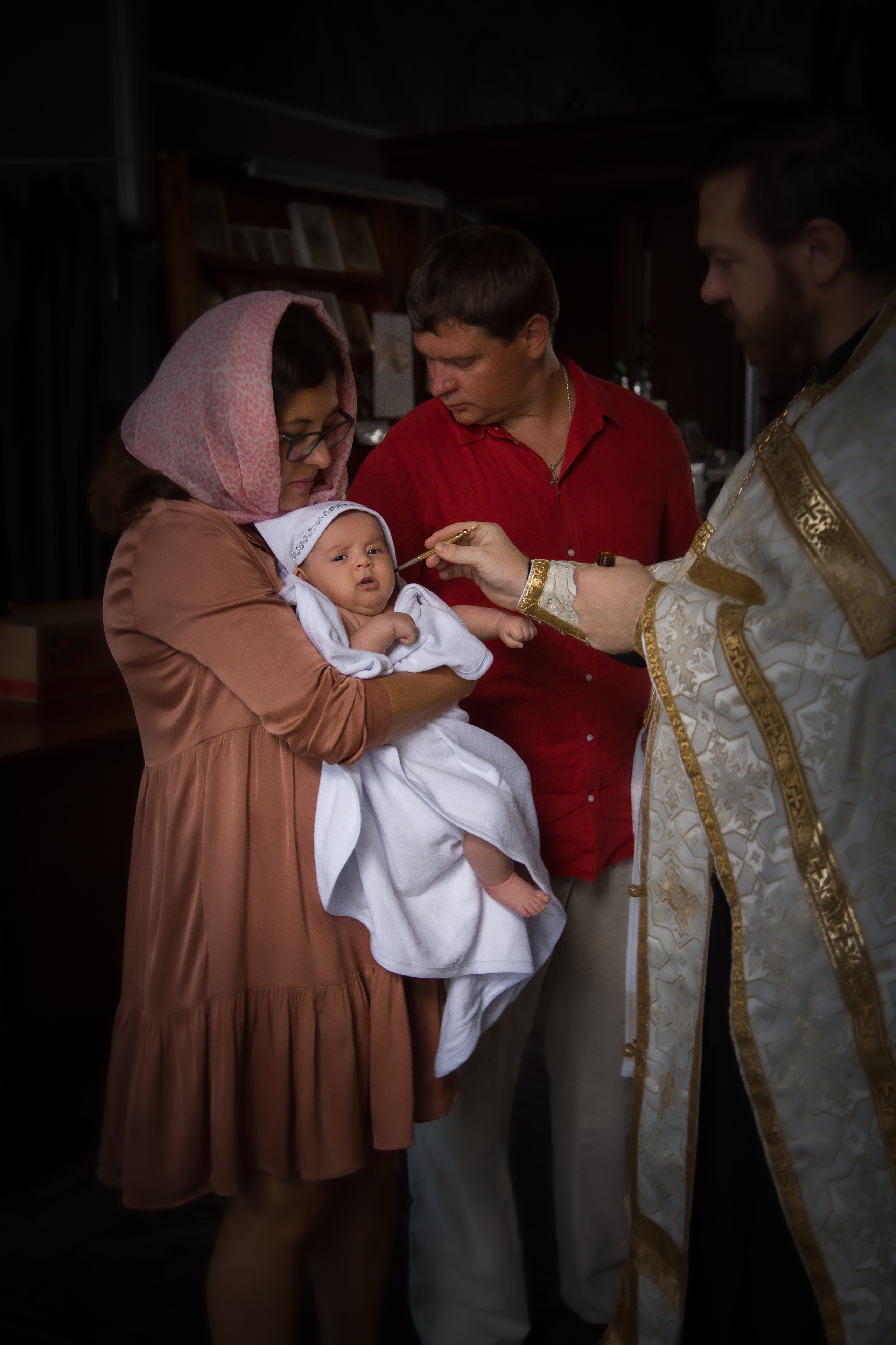 Крещение Артема. Семейный и женский фотограф в Москве Евгения Малина