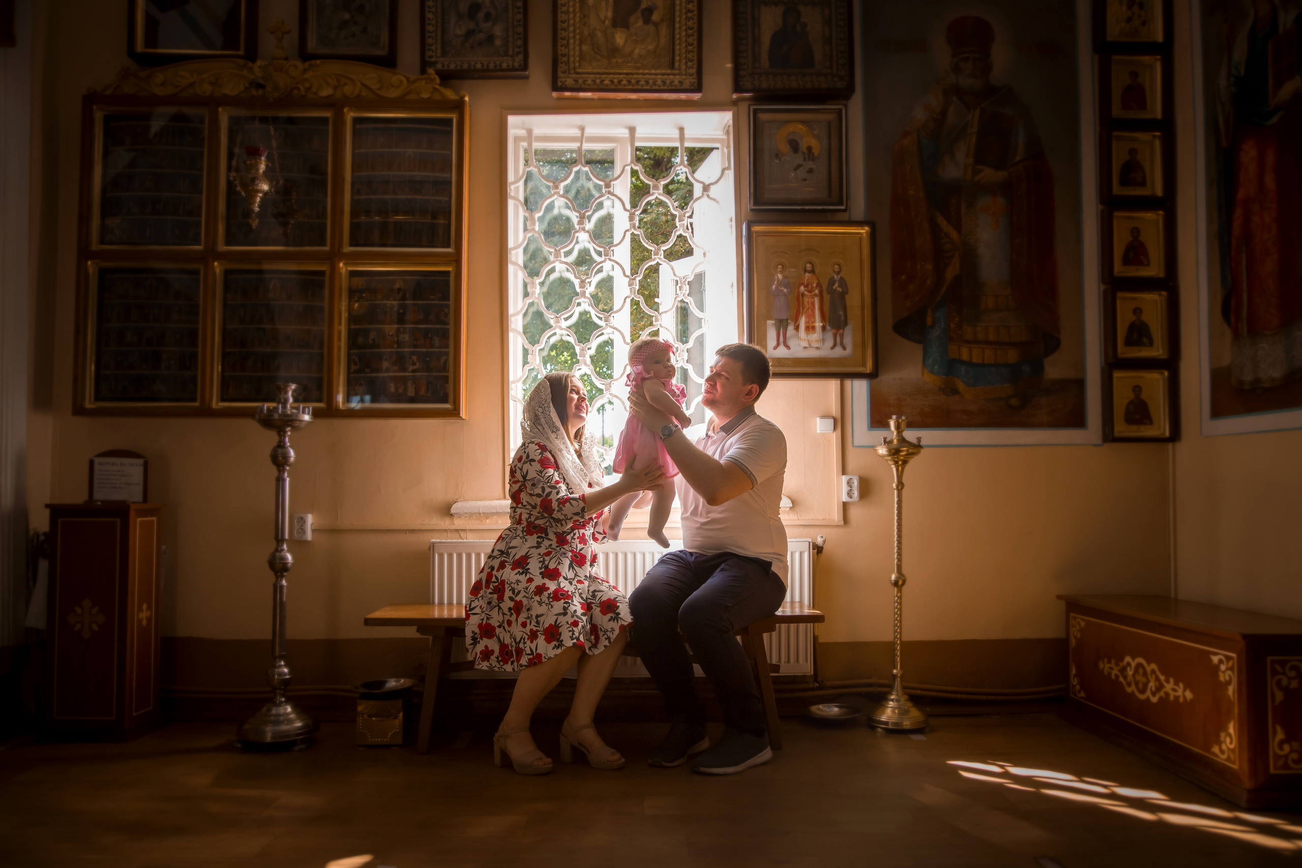 Крещение Анюты. Семейный и женский фотограф в Москве Евгения Малина