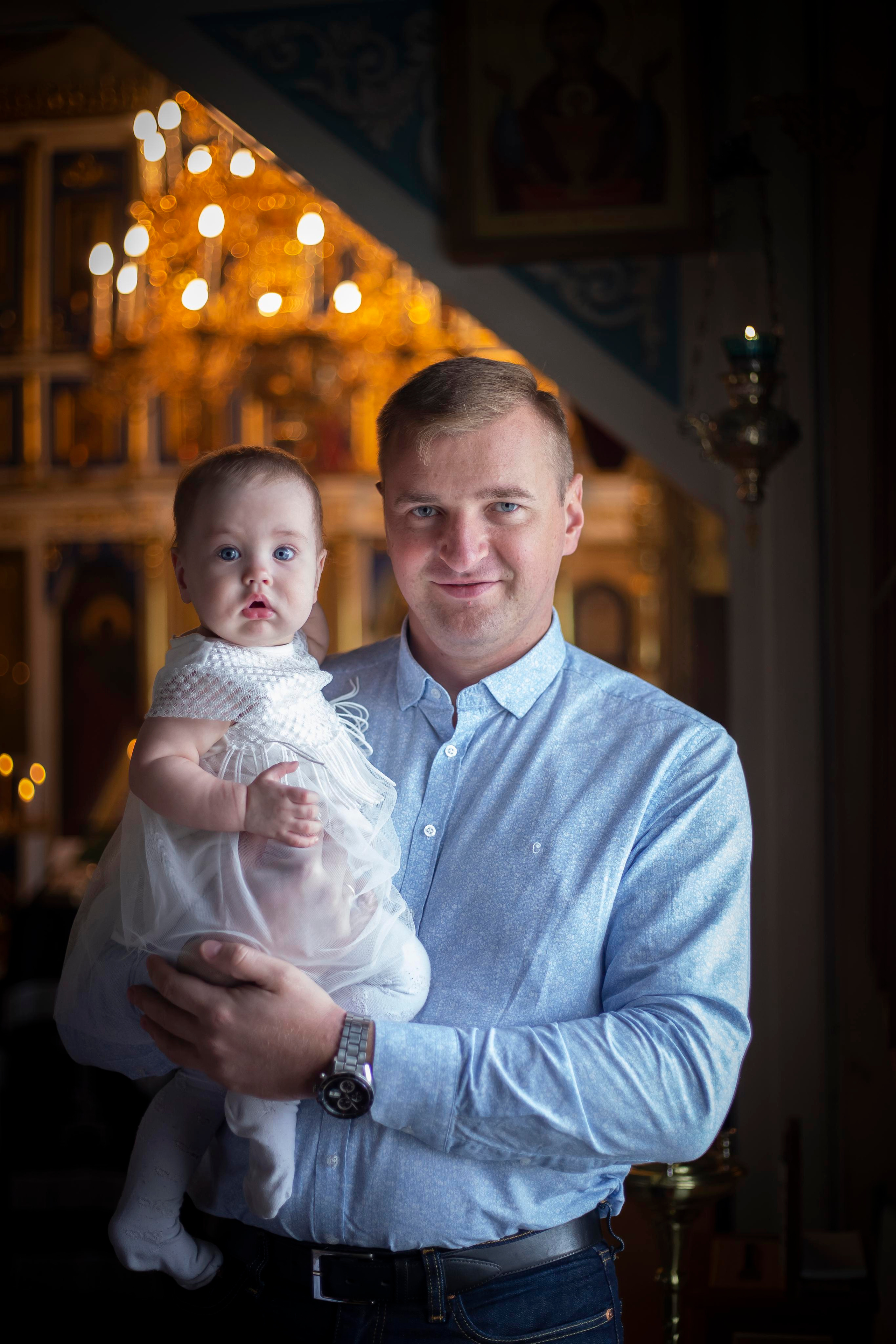 Таинство крещения Таисии. Семейный и женский фотограф в Москве Евгения Малина