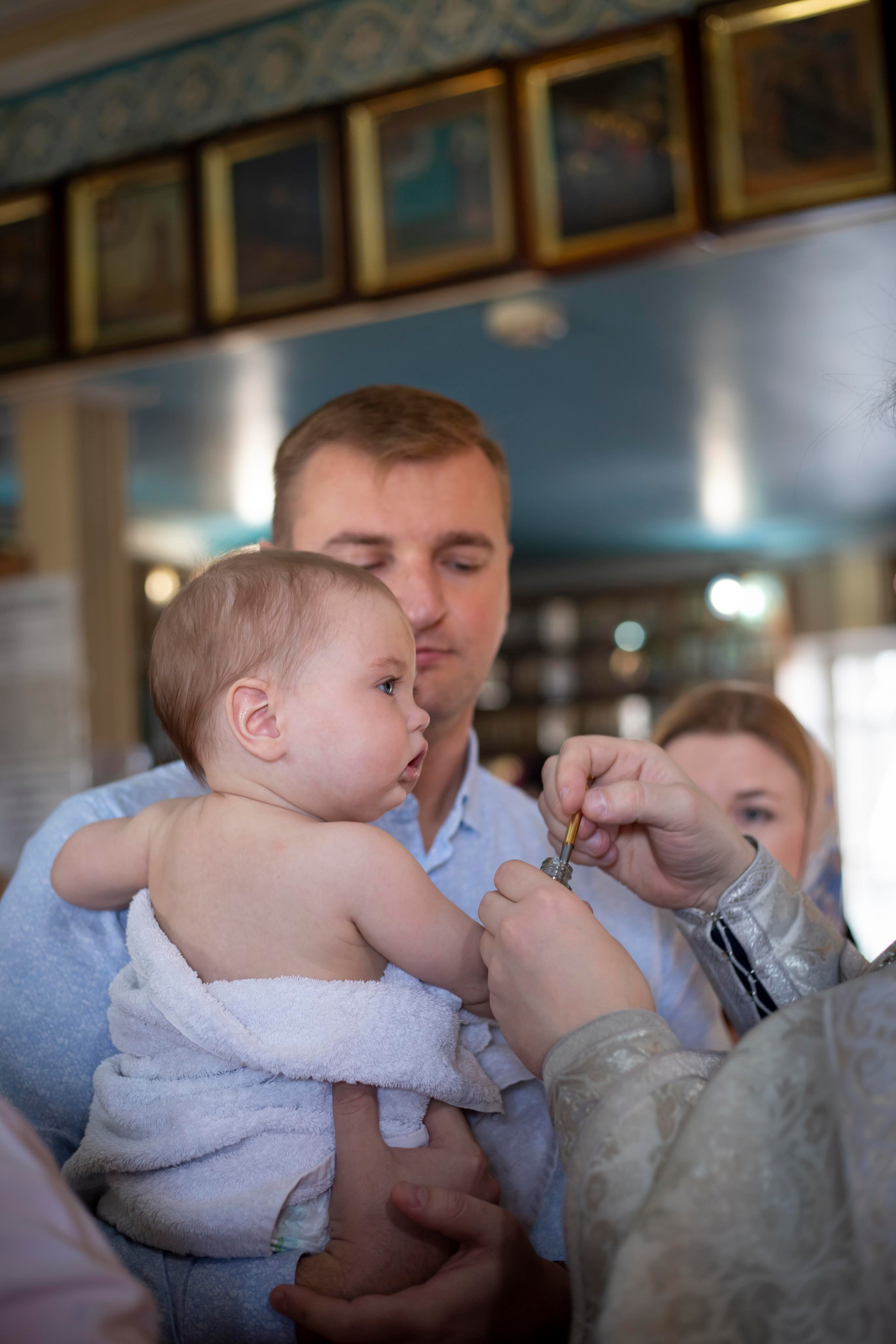Таинство крещения Таисии. Семейный и женский фотограф в Москве Евгения Малина