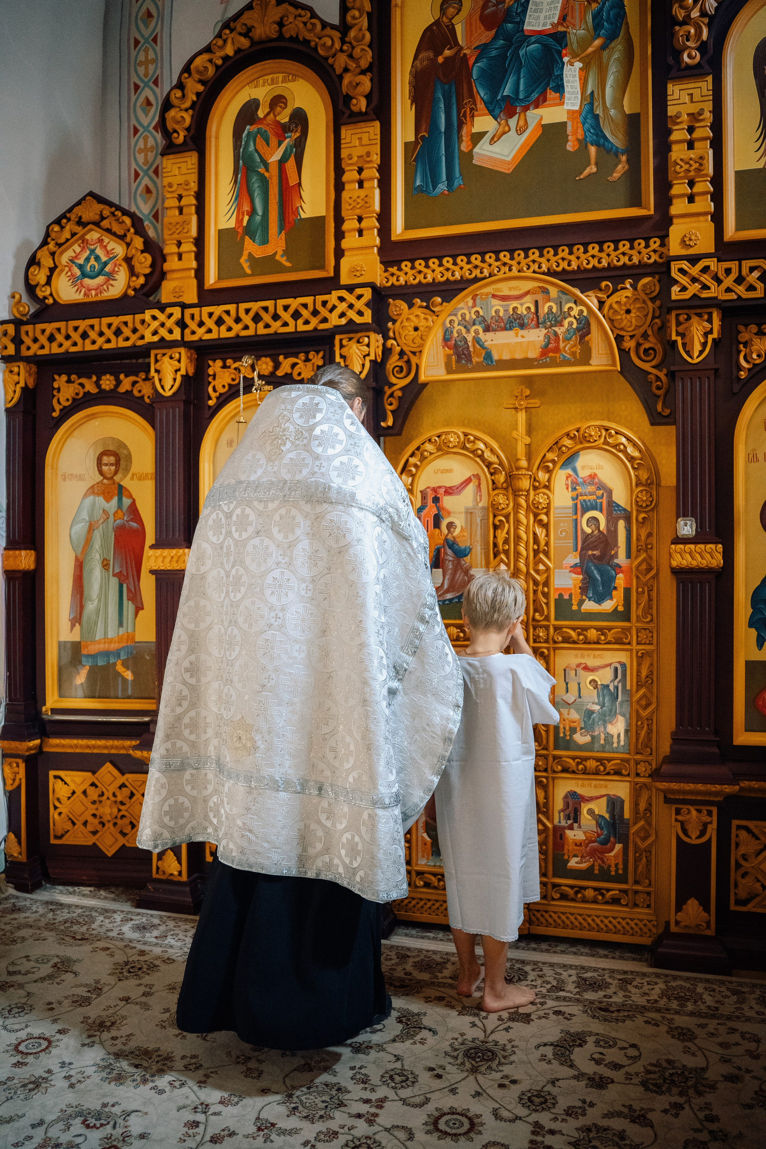 Крещение Марка. Фотограф Казакова Анастасия