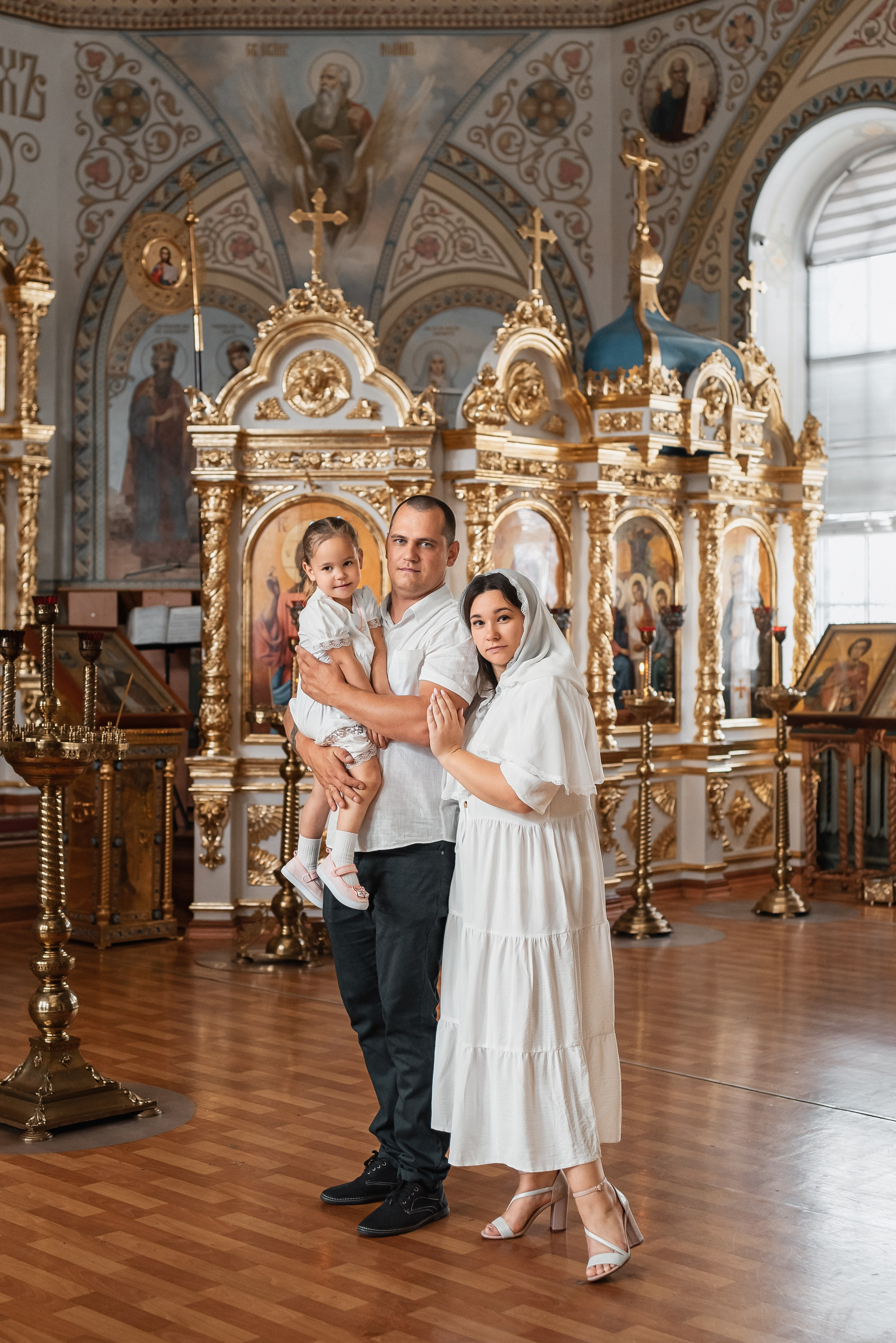 Крещение в храме Иоанна Богослова. Церковный фотограф на Таинство Крещения и Венчания в Оренбурге и Оренбургской области Екатерина Белкина