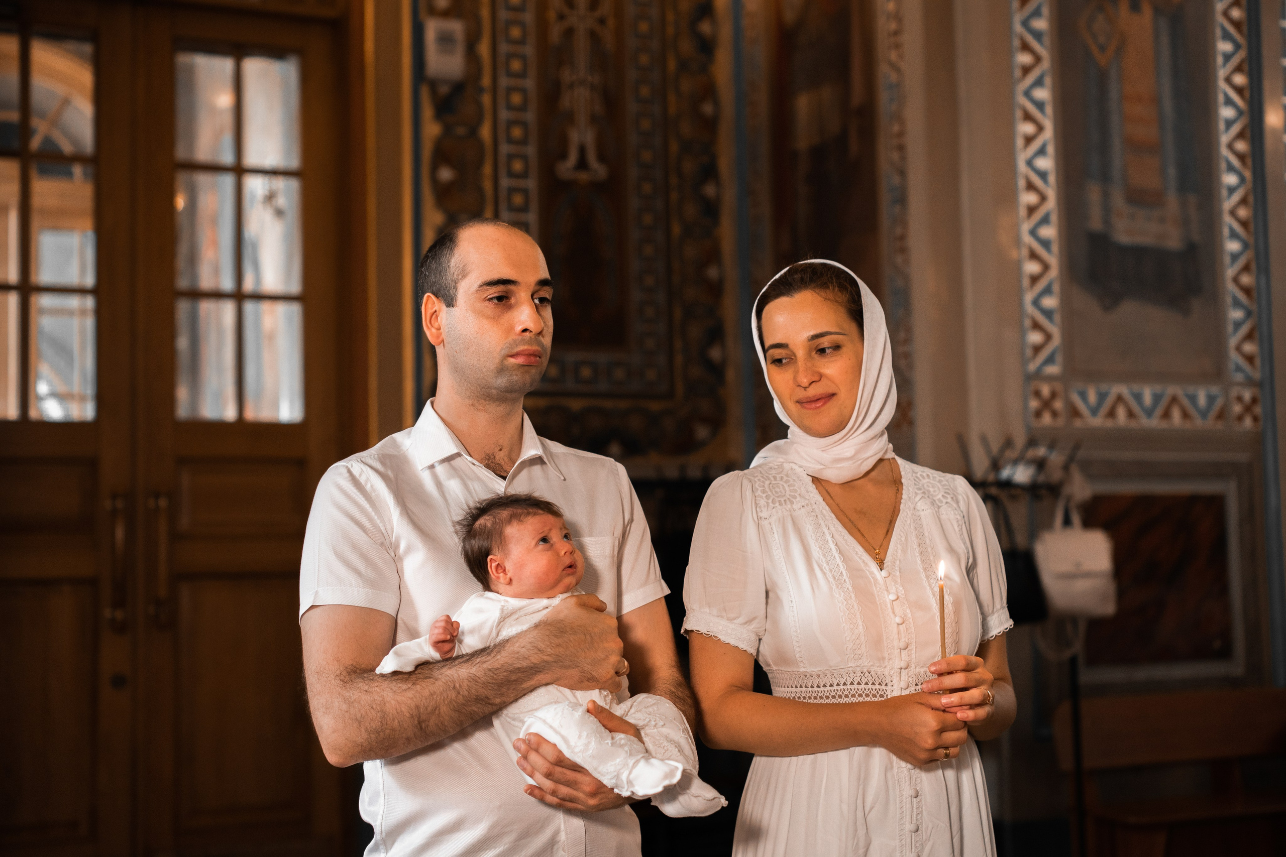 Крещение в Храме Сергия Радонежского Нижний Новгород. Фотограф на крещение и венчание в Нижнем Новгороде.Свадебный Фотограф