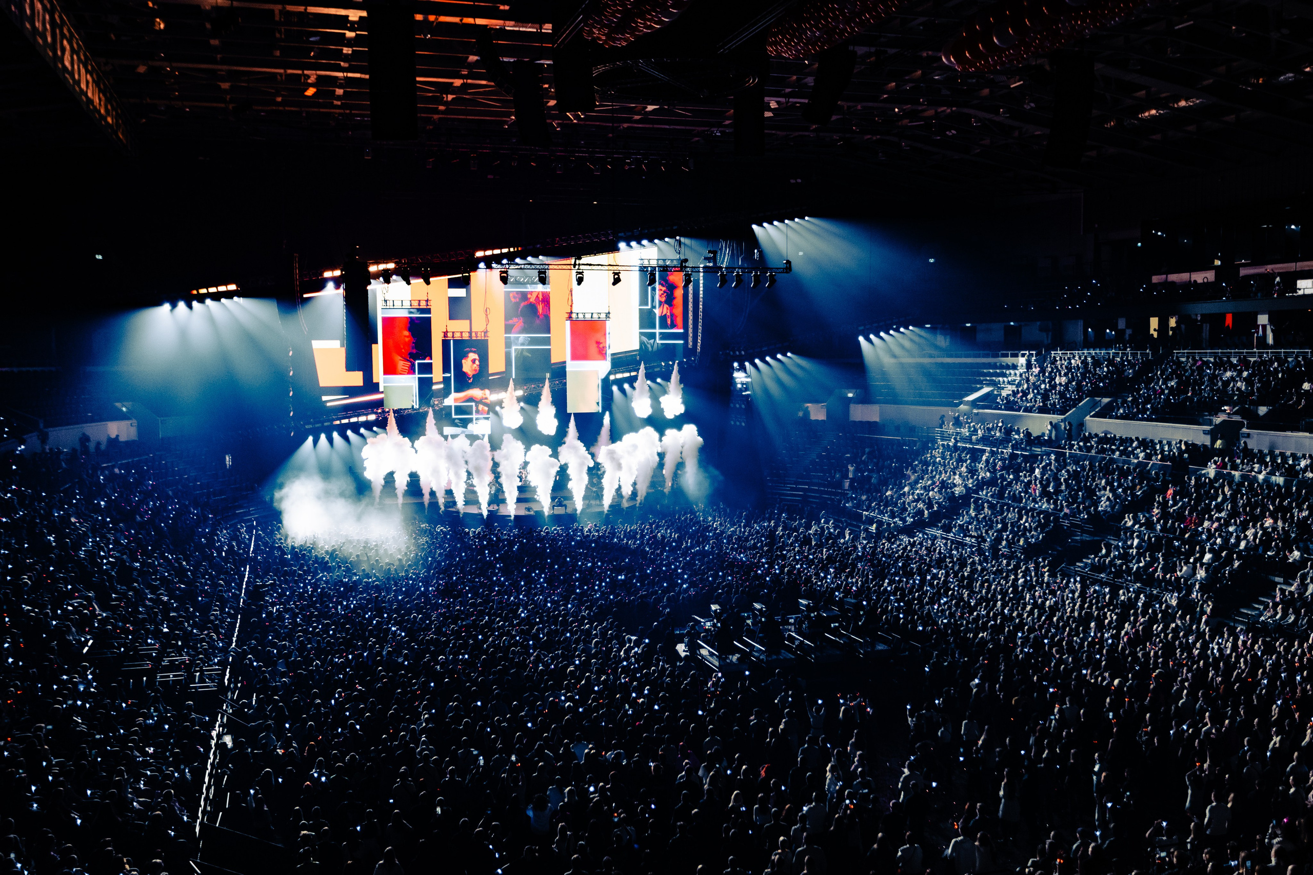 THE HATTERS В ВТБ АРЕНЕ 16.10.25. Концертный и репортажный фотограф в Москве и Санкт-Петербурге Мария