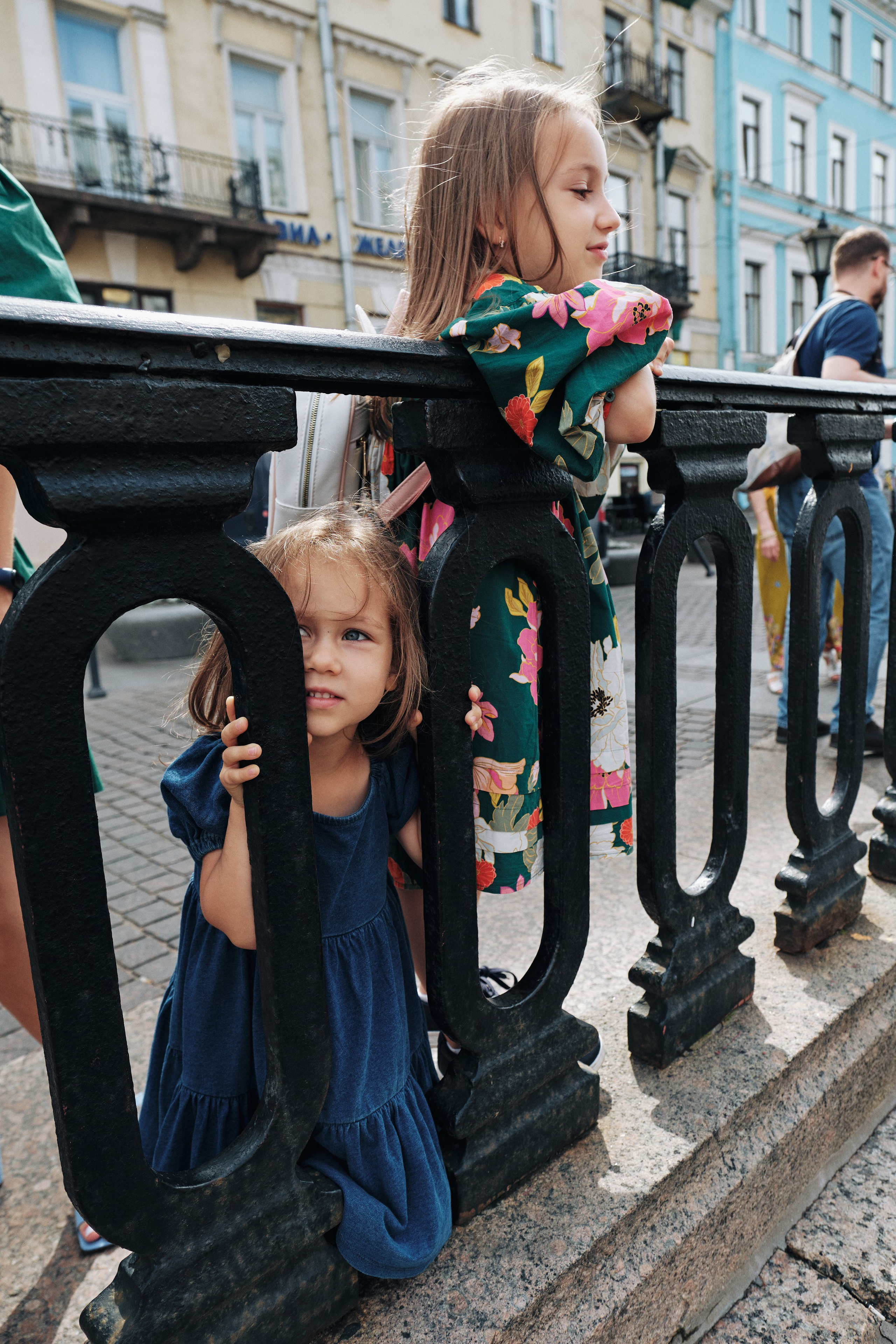 Летняя фотосессия с детьми в городе