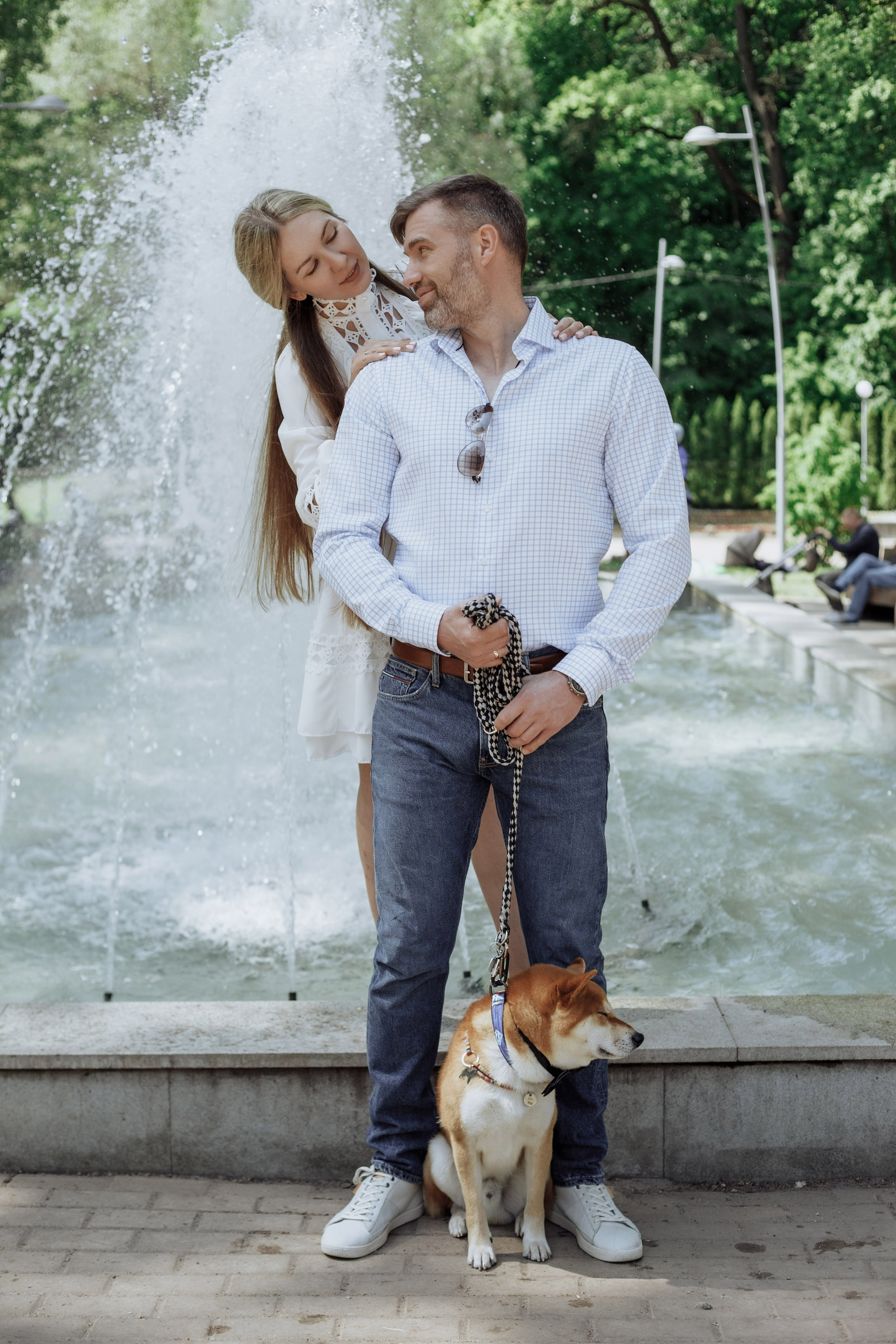 Прогулка Аня, Винсент, Лео. Свадебный, репортажный фотограф Ирина Шкурина