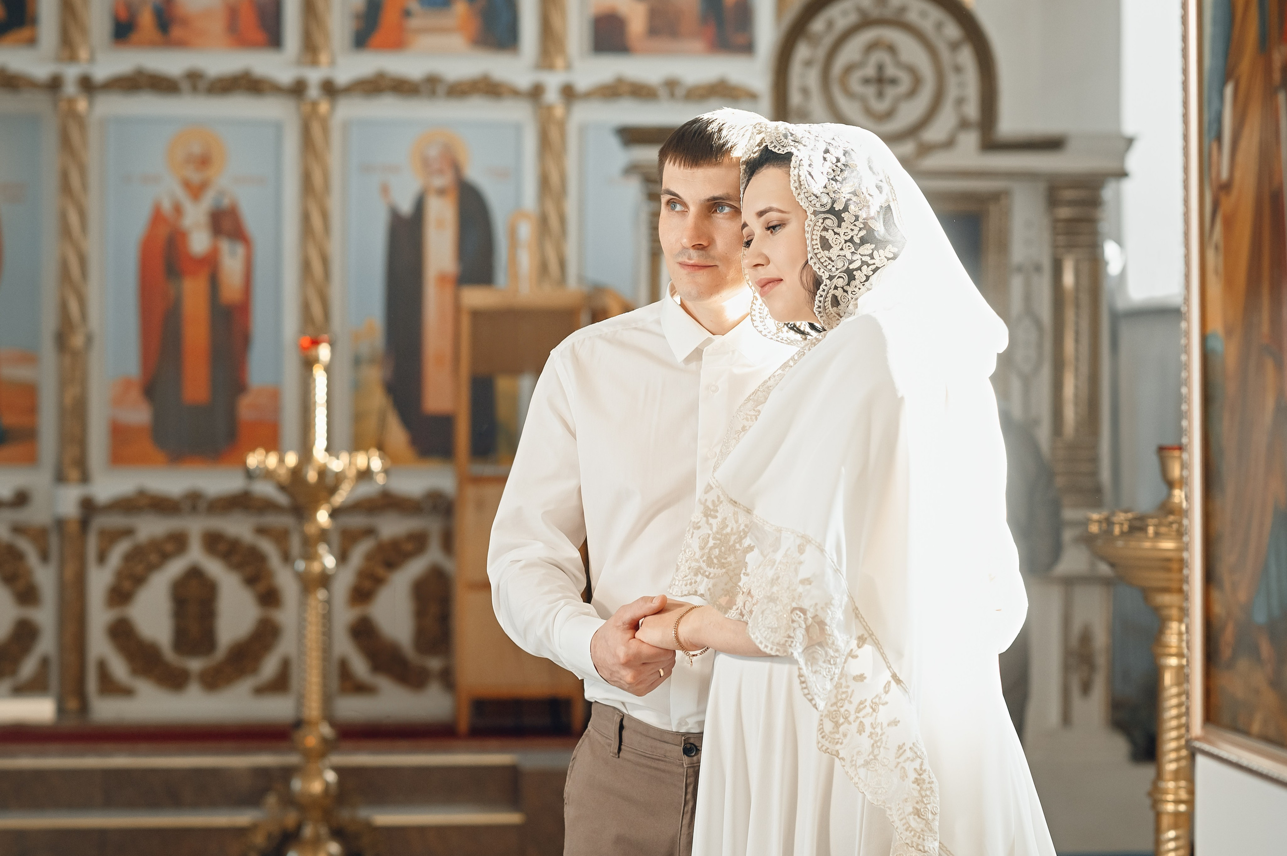 Венчание в храме Благовещения Пресвятой Богородицы. Церковный фотограф на Таинство Крещения и Венчания в Оренбурге и Оренбургской области Екатерина Белкина