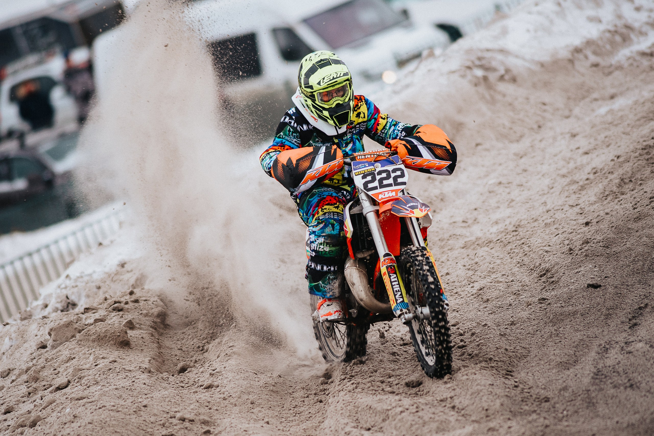 29.12.2024 — Праздничная тренировка на мотоциклетной трассе Люскус. Репортажный фотограф в Кемерово