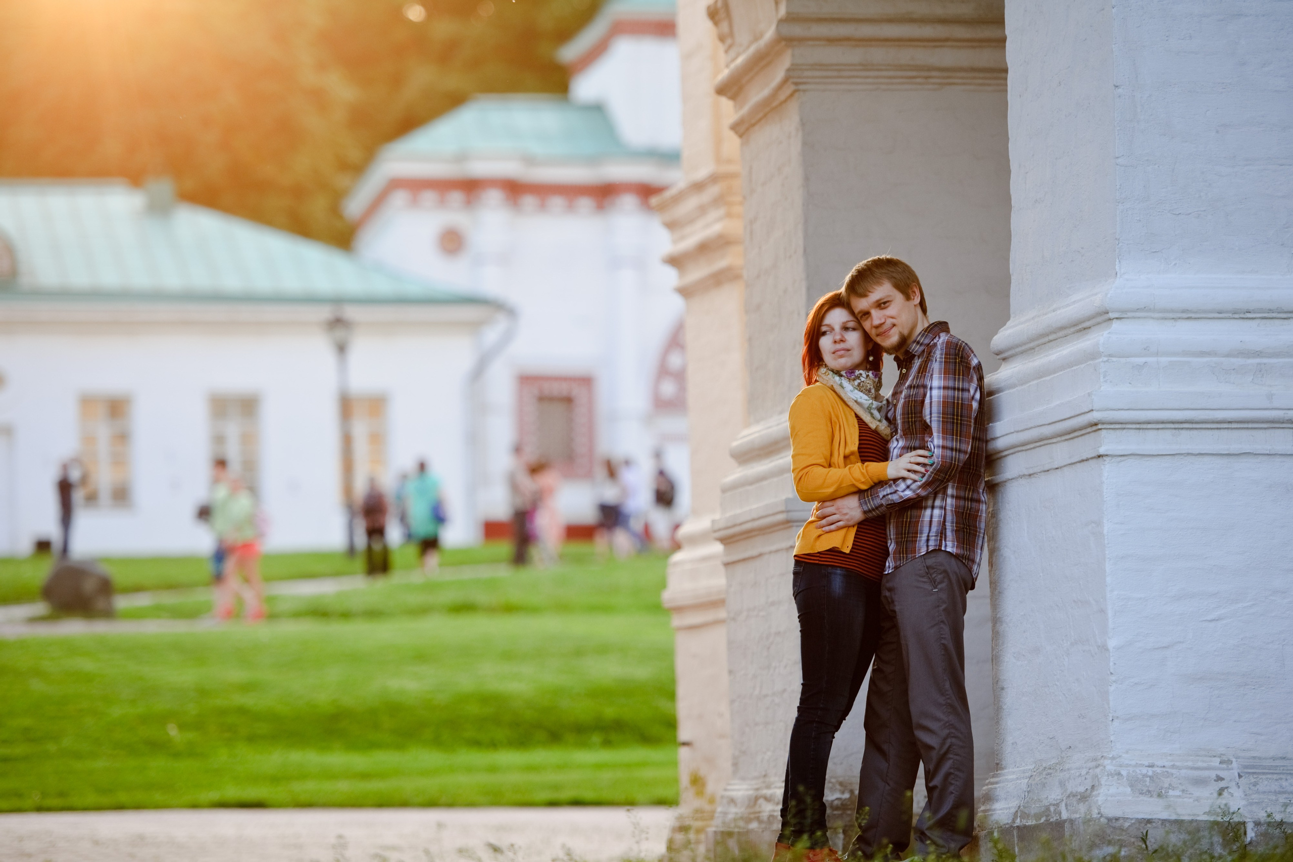 Мария и Александр. Прогулка, Москва. Семейный фотограф Анна Дубовская