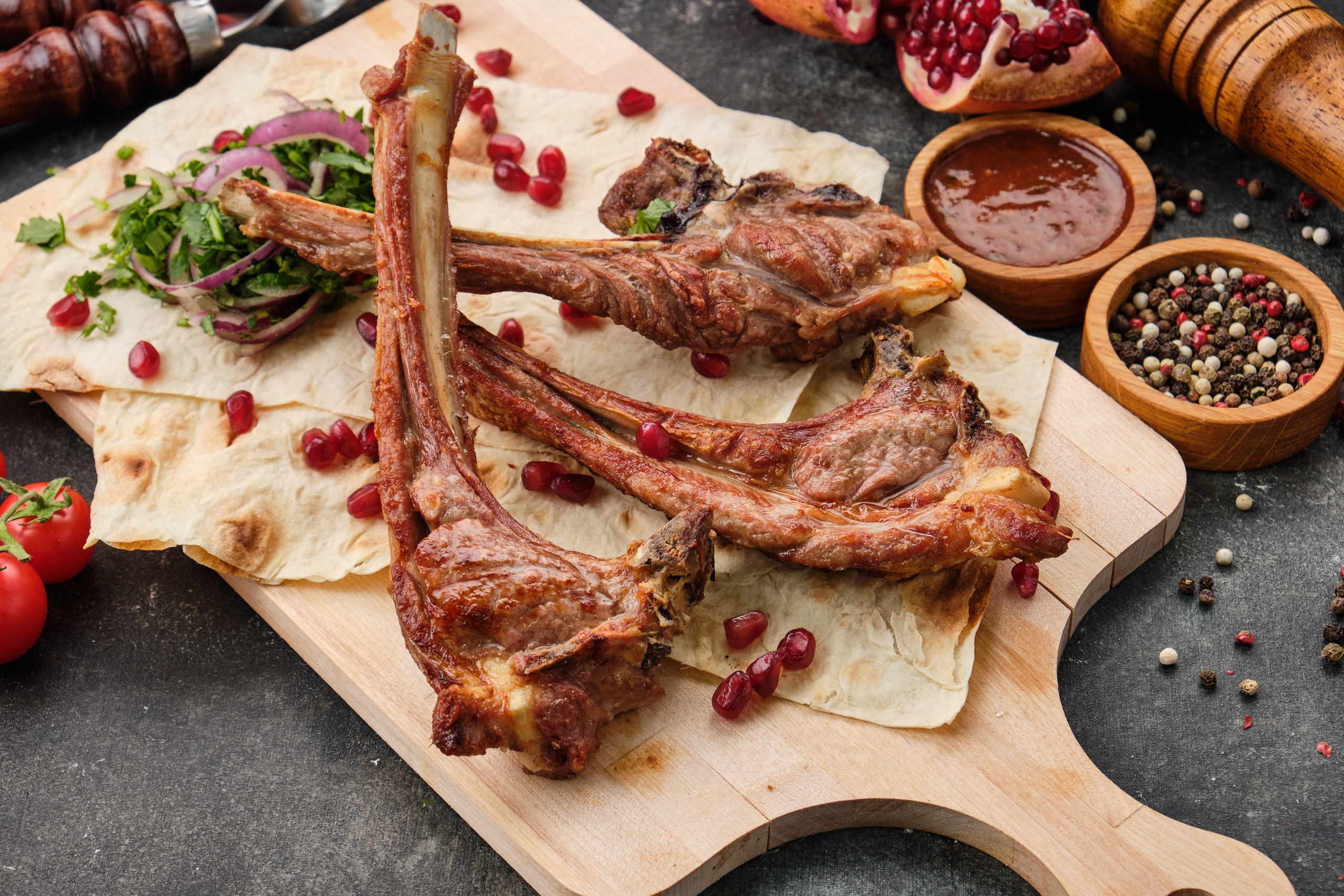 Food Photography of Shashlik and Georgian Cuisine for Delivery | Food Photographer Tbilisi. Commercial Photographer Tbilisi | Food & Product Photography | Vitaly Gorbachev