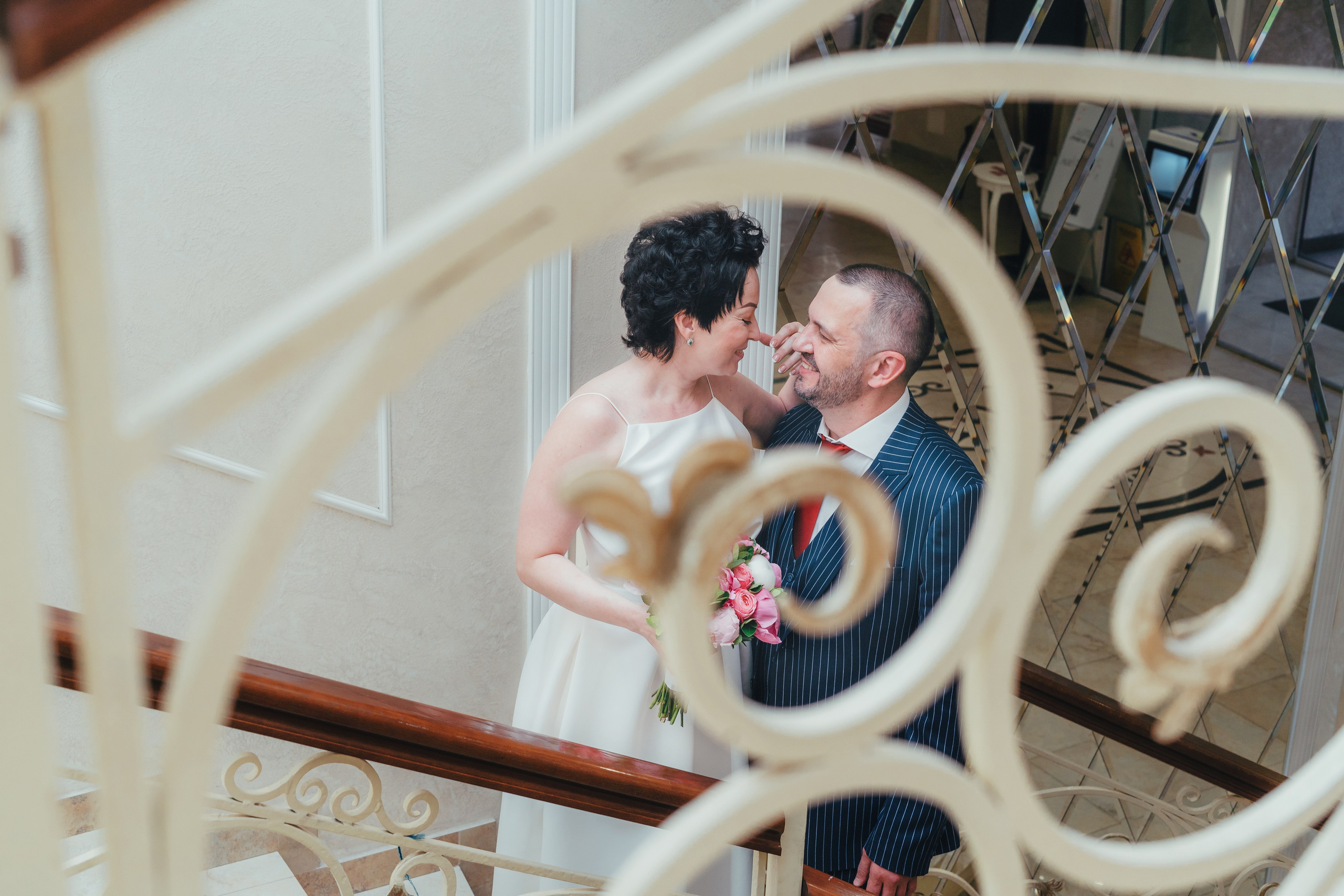 Ольга и Андрей, ЗАГС Железнодорожный, ВДНХ ресторан Московское небо. Наталья Дукалова фотограф Щелково Королев Пушкино Москва Балашиха