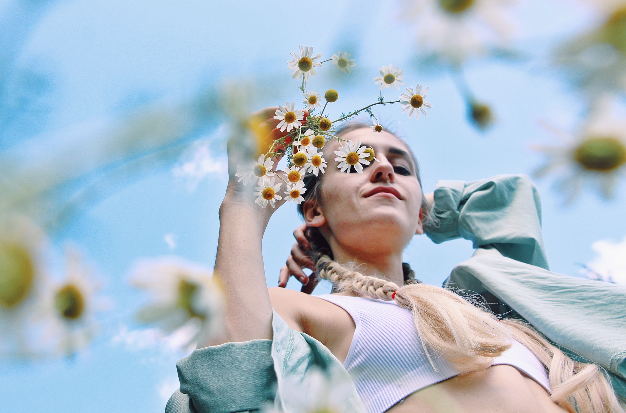 Ромашковое настроение Анастасии…. Творческая, семейная Фотосъемка ДоброДарова Елена Омск