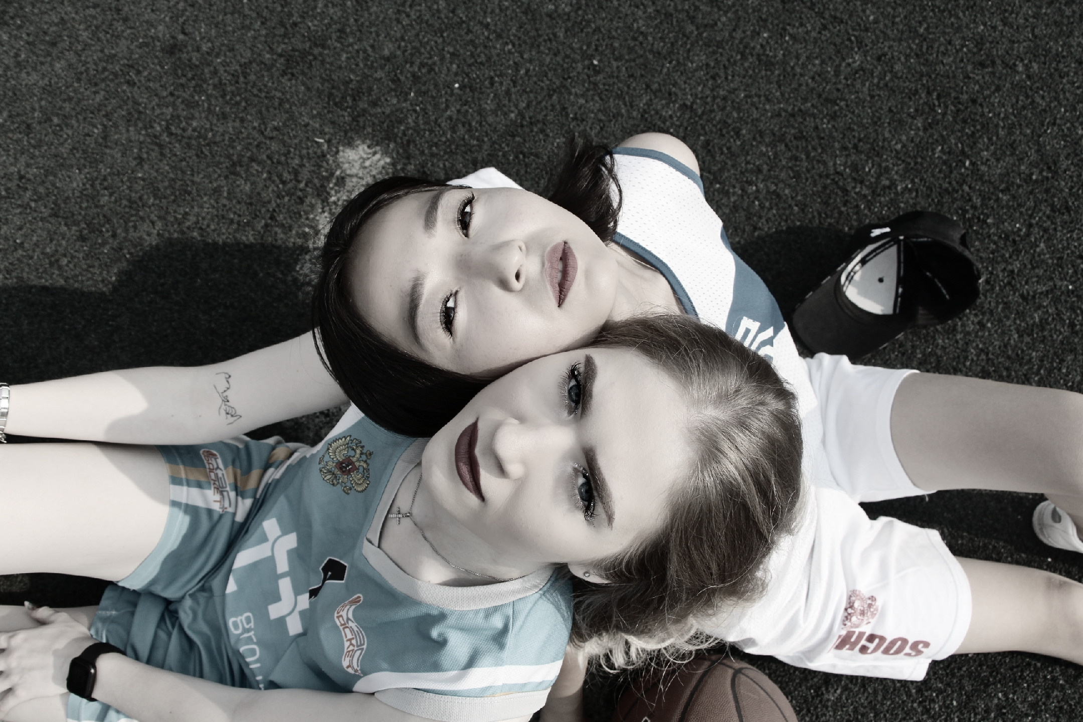 Дария и Дарья на баскетбольной площадке…. Творческая, семейная Фотосъемка ДоброДарова Елена Омск