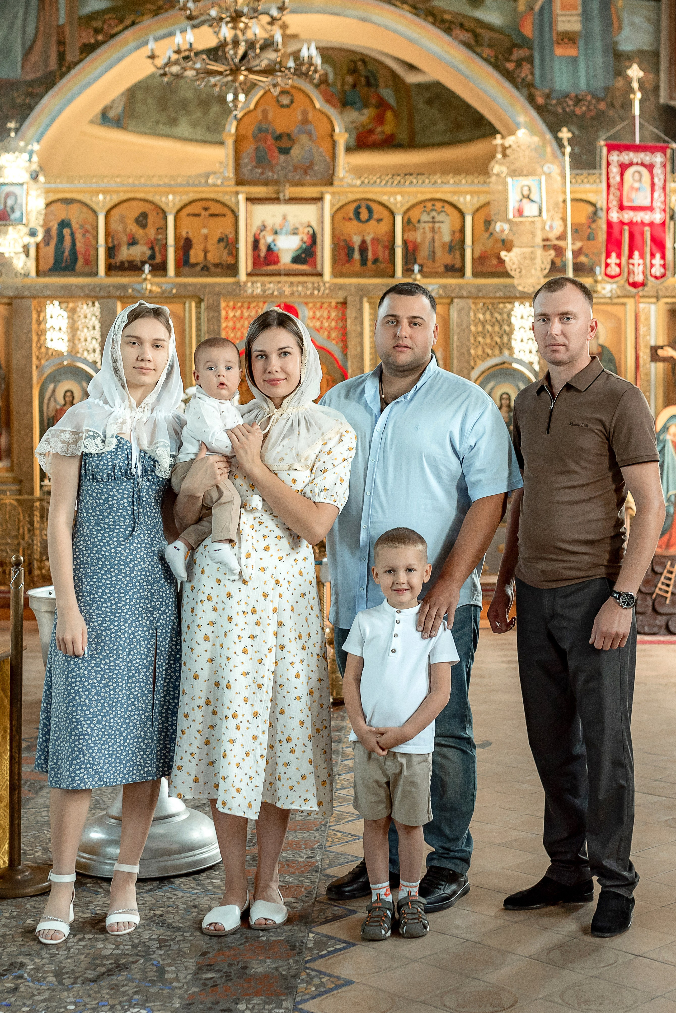 Крещение Захара. Семейный и детский фотограф Наталья Горда