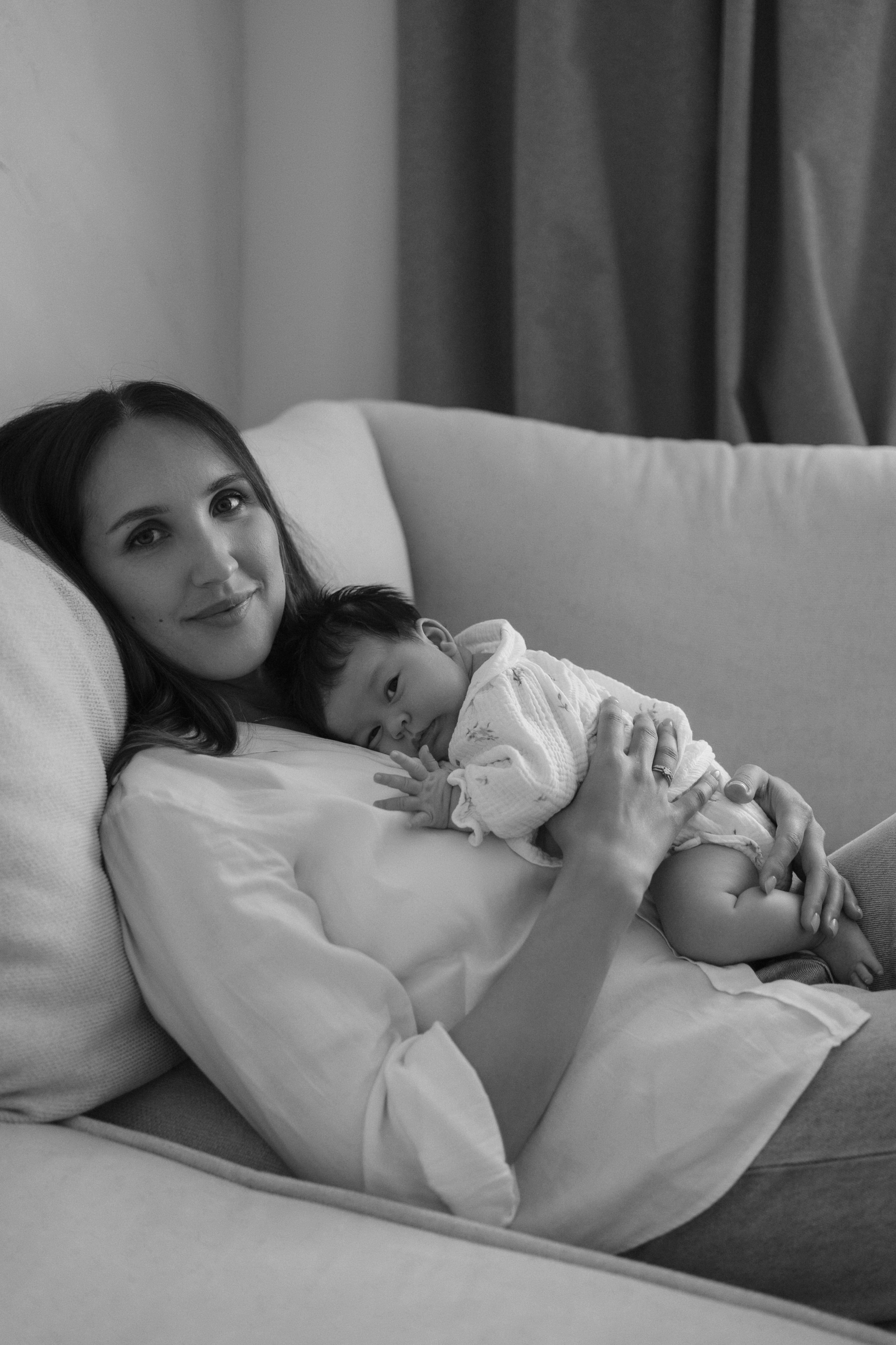 Домашняя фотосессия Эммы (1 месяц). Свадебный фотограф в Краснодаре и Сочи Винидиктова Екатерина