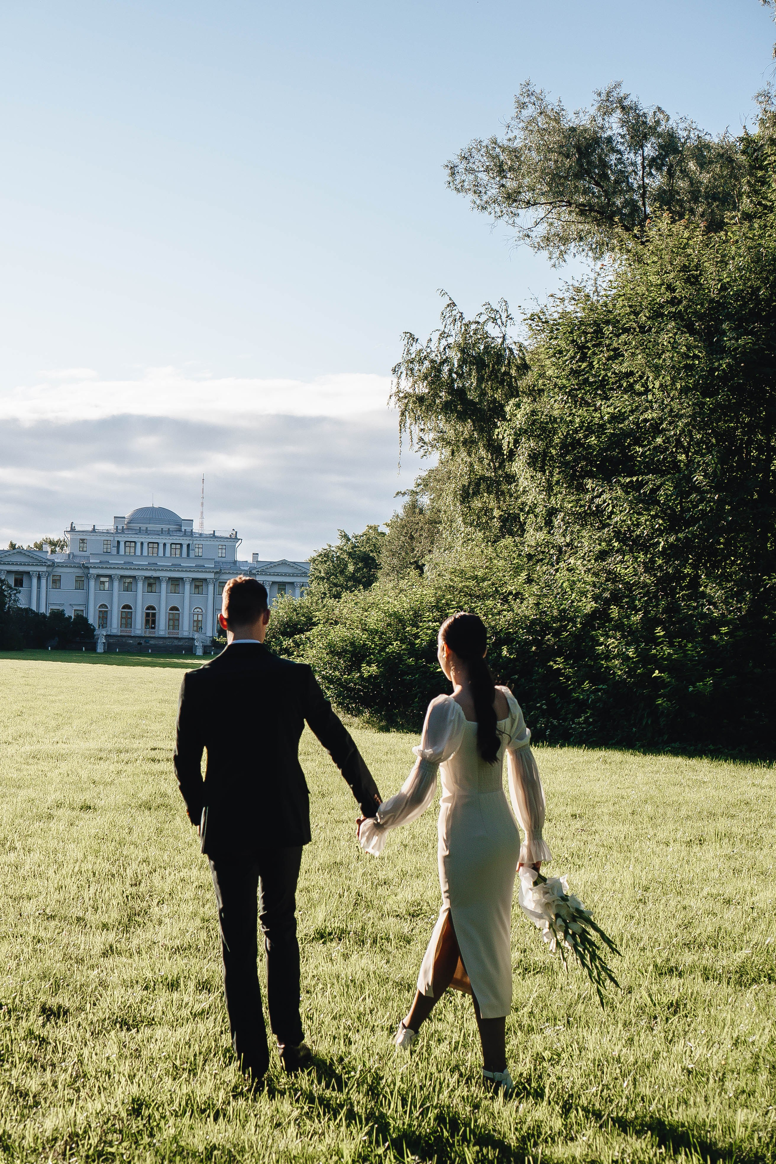 СВАДЕБНАЯ СЬЕМКА НА РАССВЕТЕ НА ЕЛАГИНОМ ОСТОРОВЕ. Профессиональный фотограф, Санкт-Петербург — Виктория Богомолова