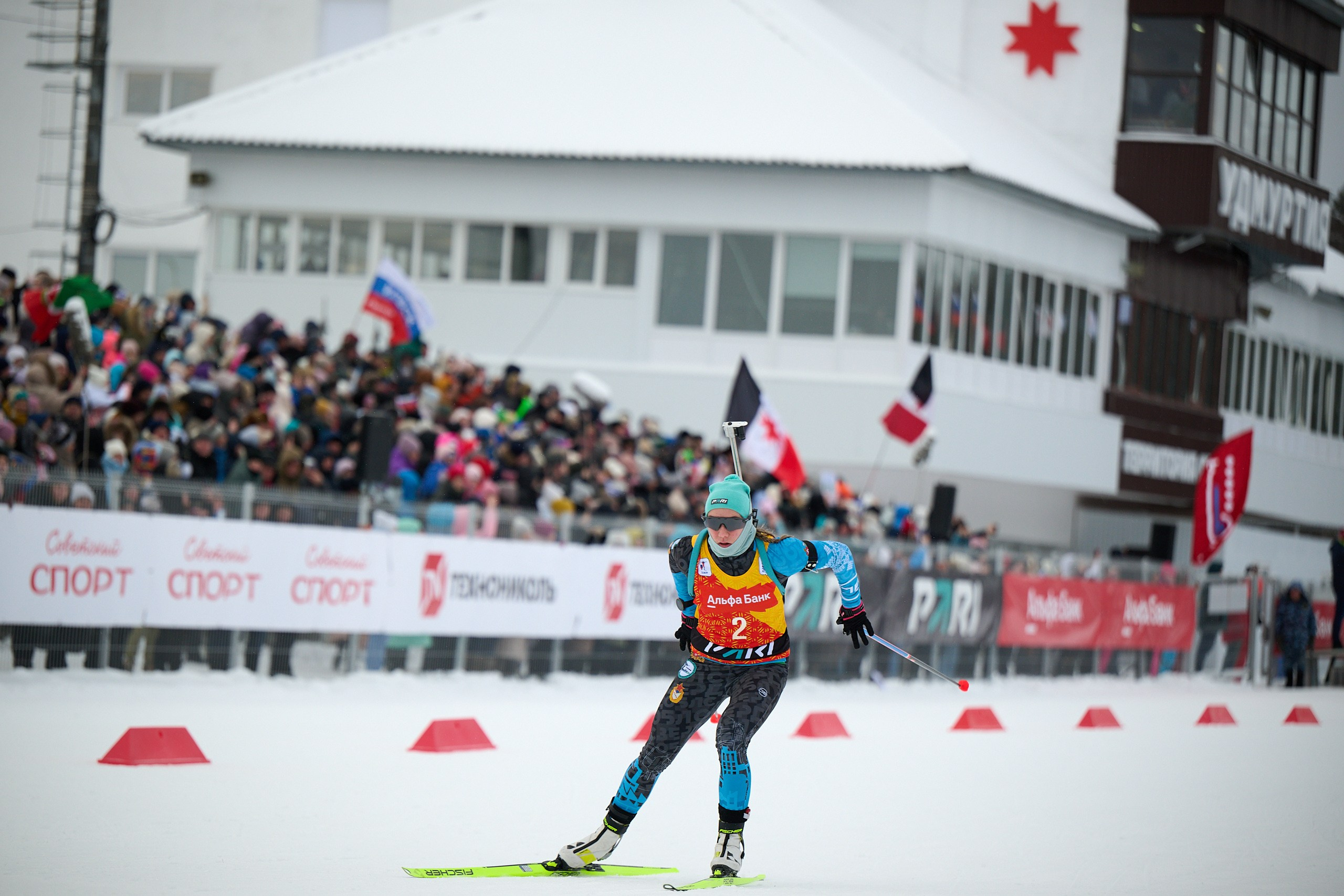 Биатлон. Чемпионат России — 2024/2025, 3-й этап, Ижевск. Ижевская винтовка. Спортивный репортажный фотограф в Ижевске Сергей Мерзляков