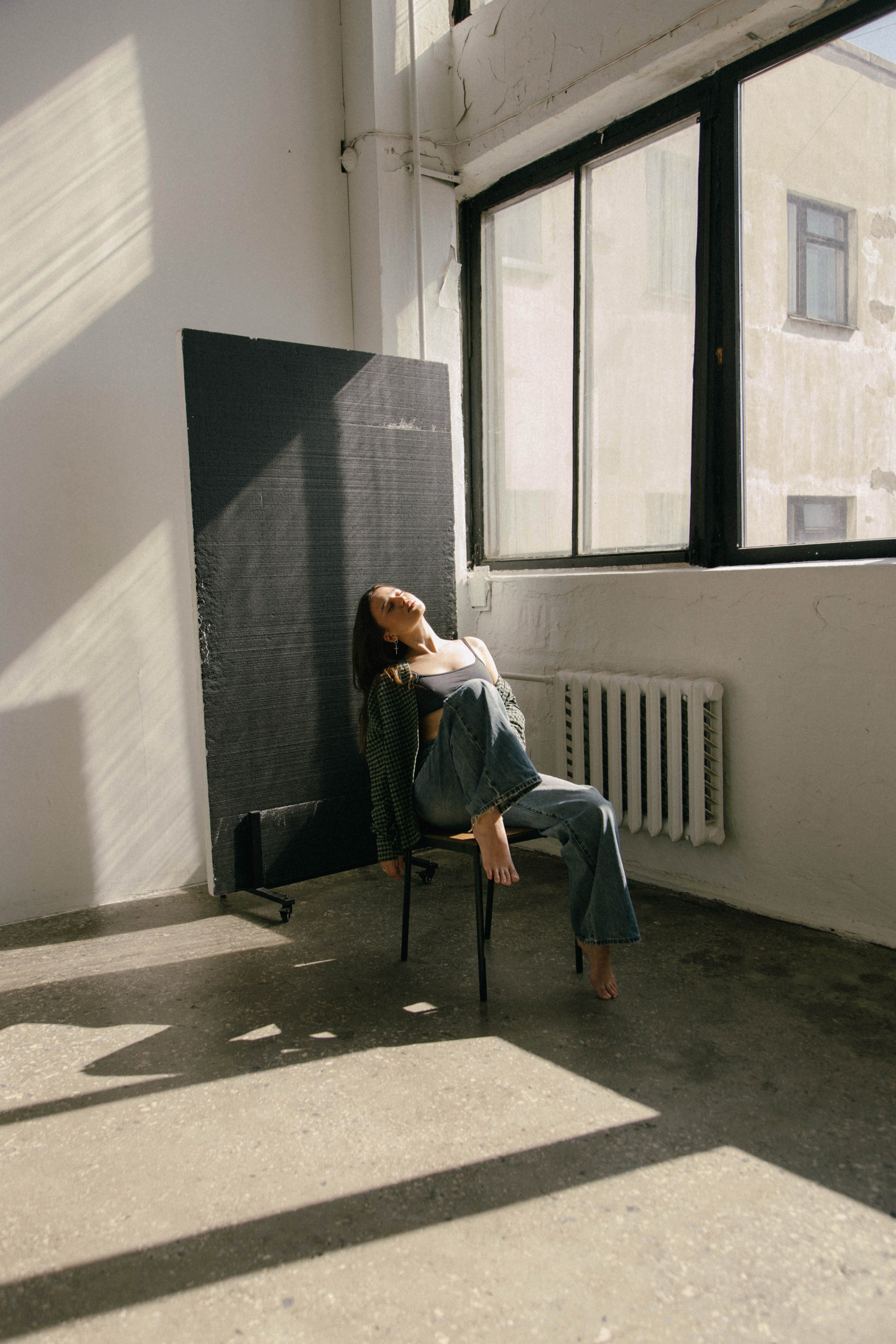 Ксюша. Минимализм, портреты в студии. Фотограф Ксения Третьякова, Санкт-Петербург